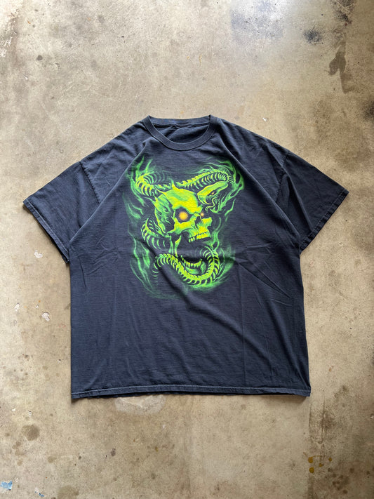 Green Skull Tee - XL