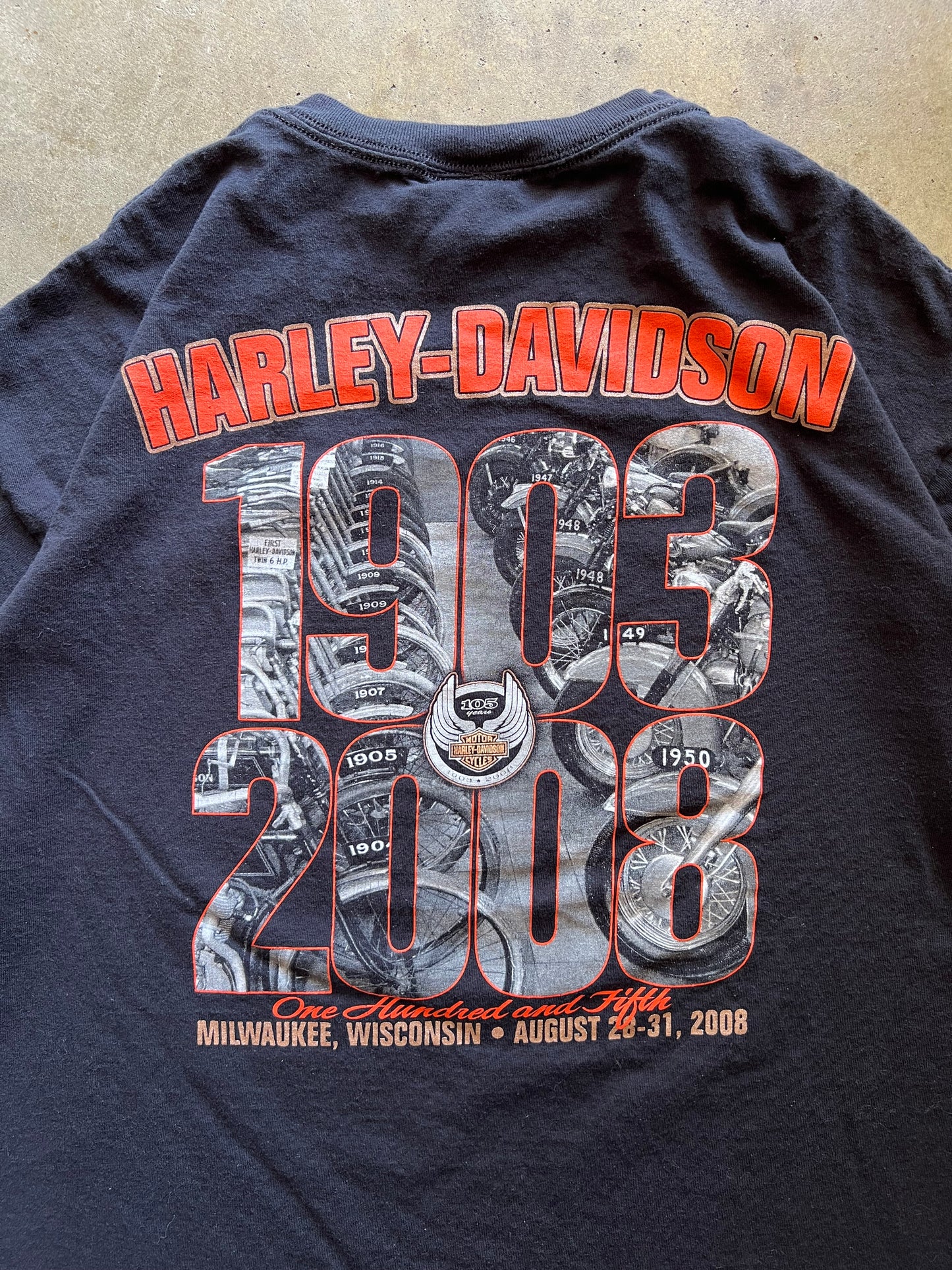 Harley Davidson Milwaukee, Wisconsin Tee - XXL