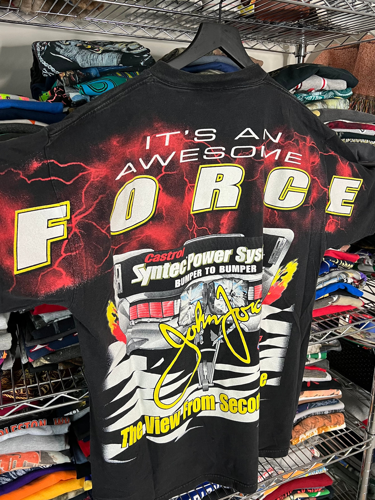 NASCAR John Force 1998 AOP Shirt - XL