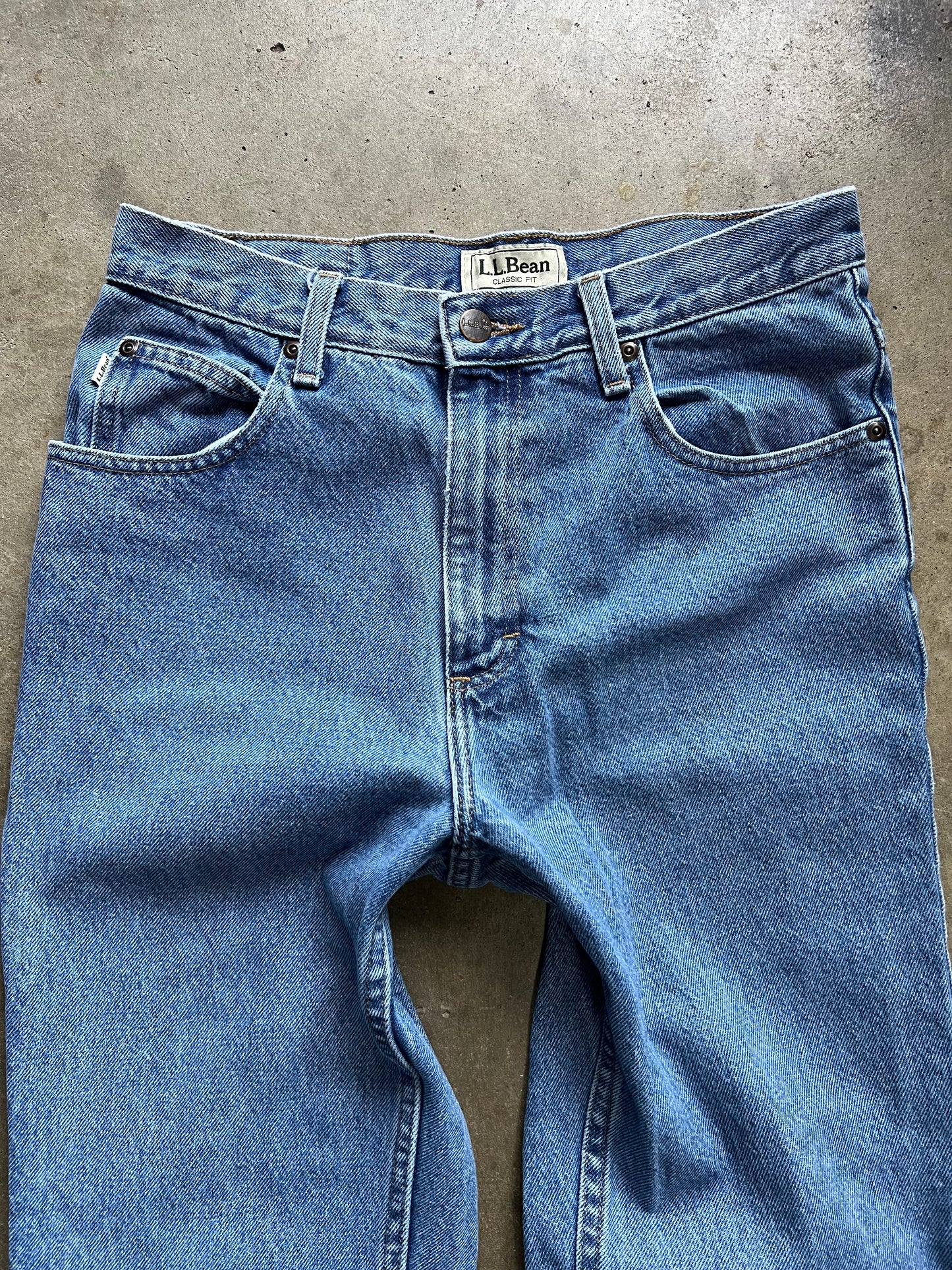 L.L.Bean Blue Denim Jeans - 30x32