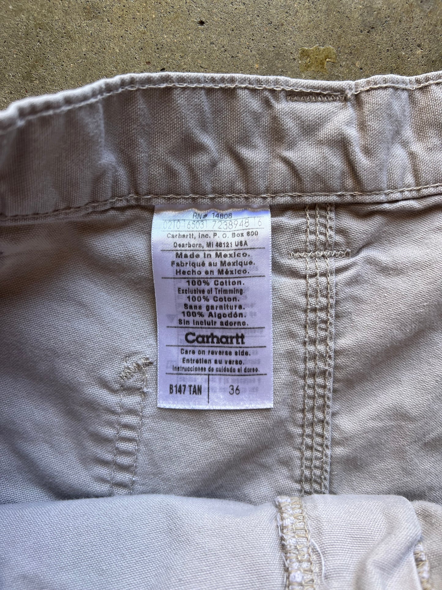 Carhartt Tan Shorts - Sz 36