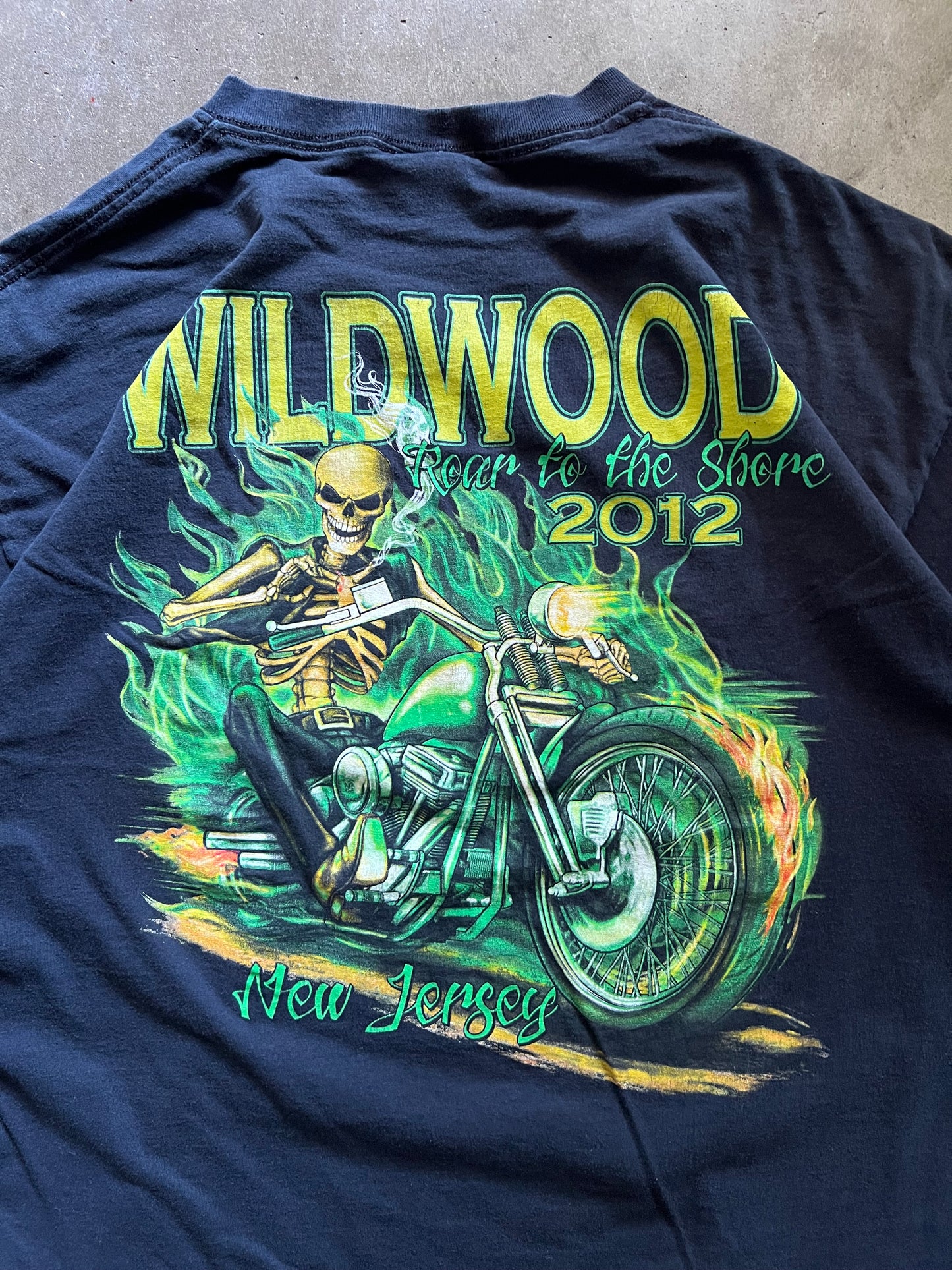 Biker 2012 Wildwood New Jersey Tee - XXL