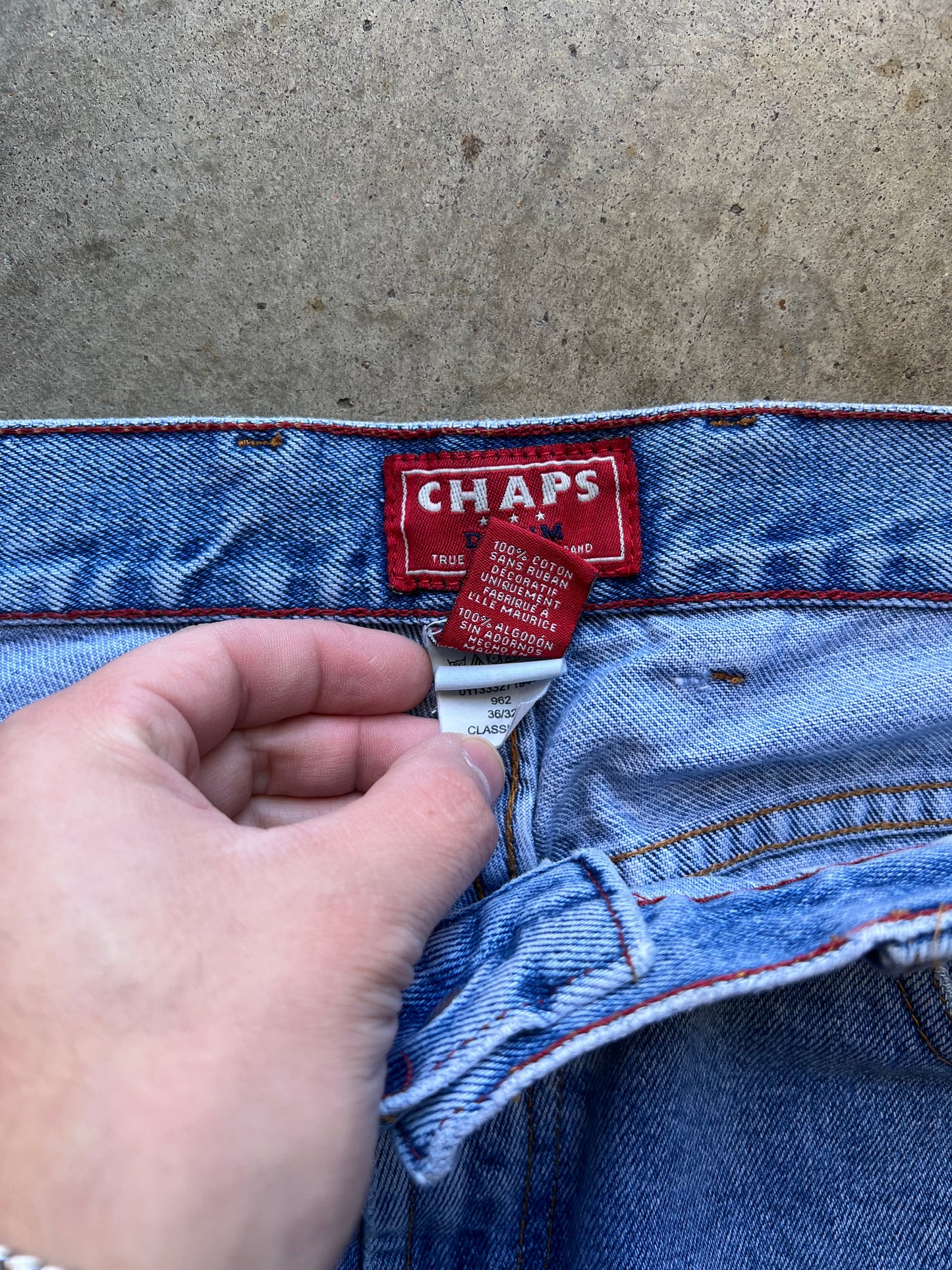 Chaps Blue Denim Jeans - 36x32