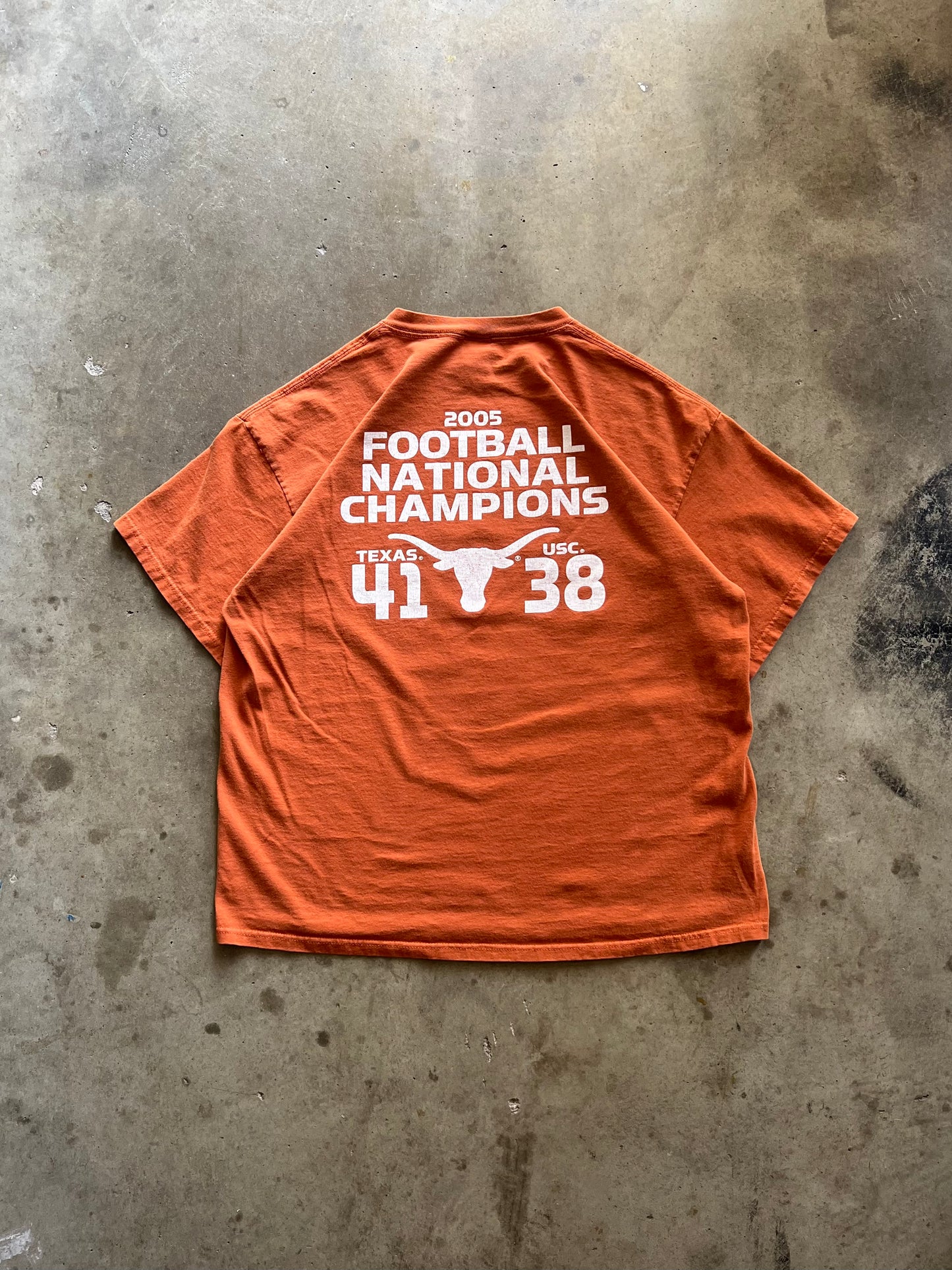 Texas Longhorns 2005 National Champs Tee - XL