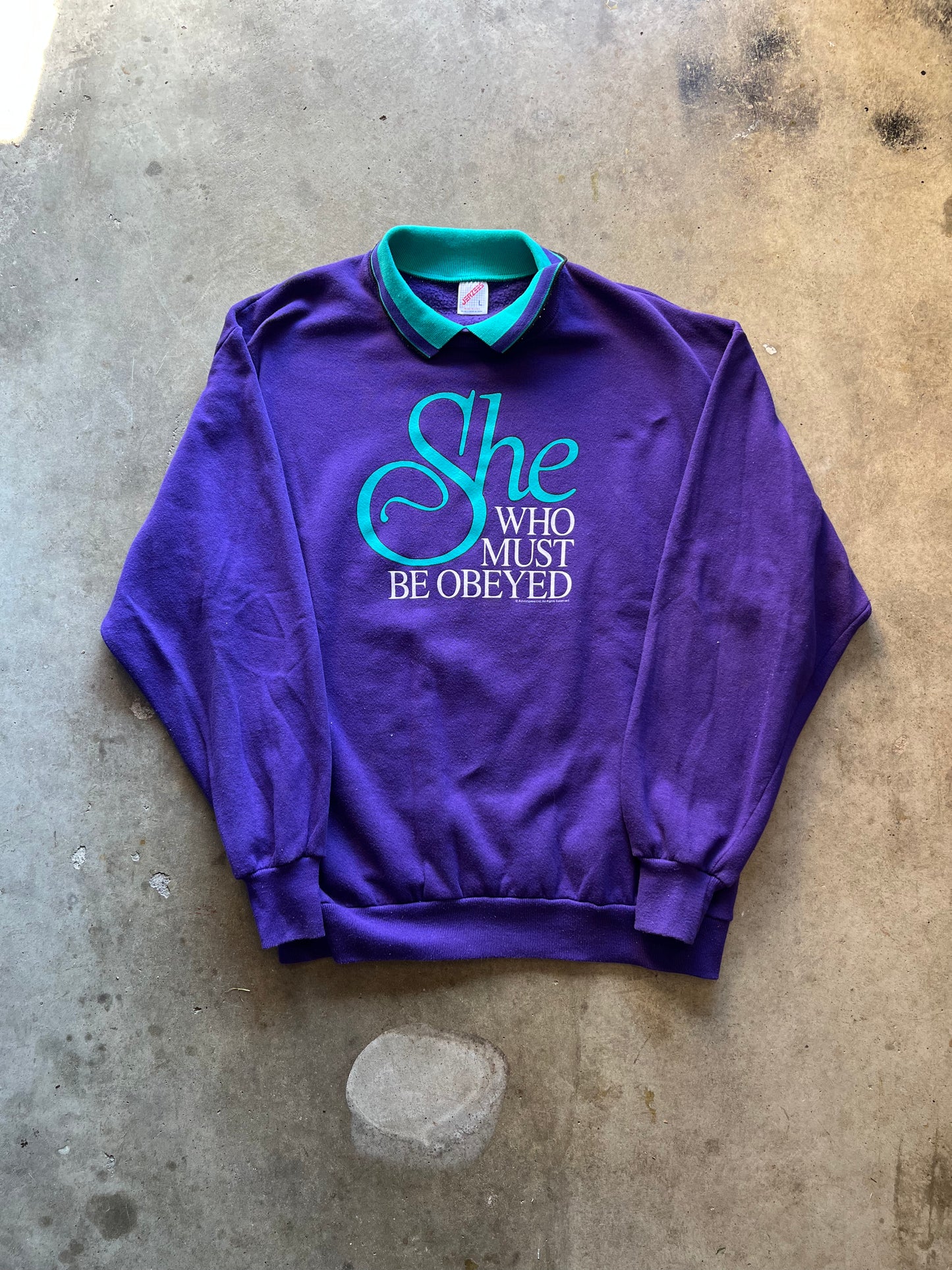 She Who Must Be Obeyed Crewneck - L