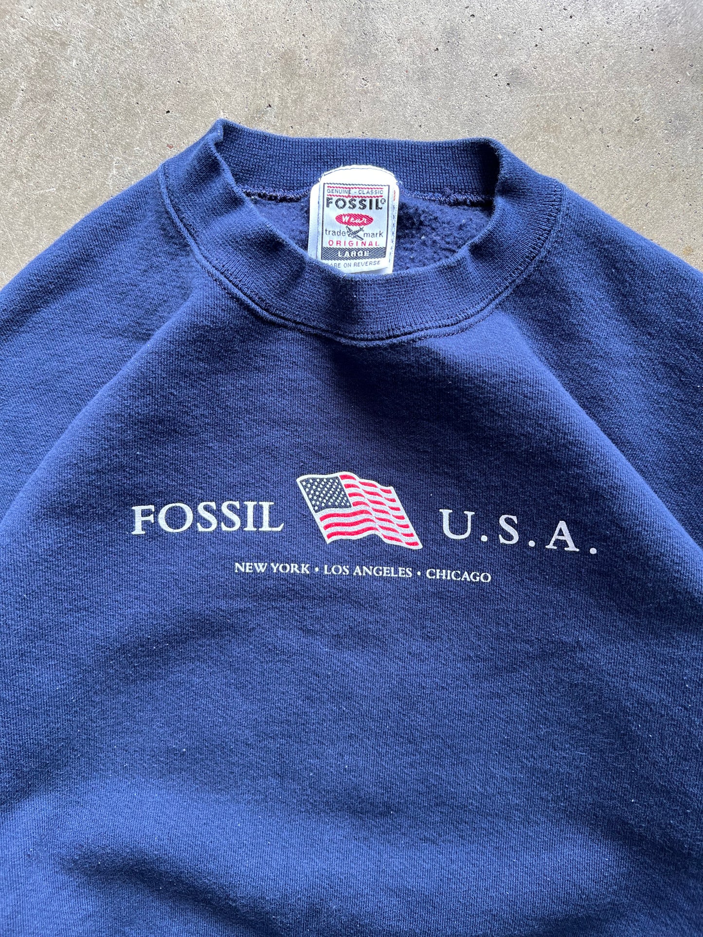 Fossil U.S.A. Crewneck - L