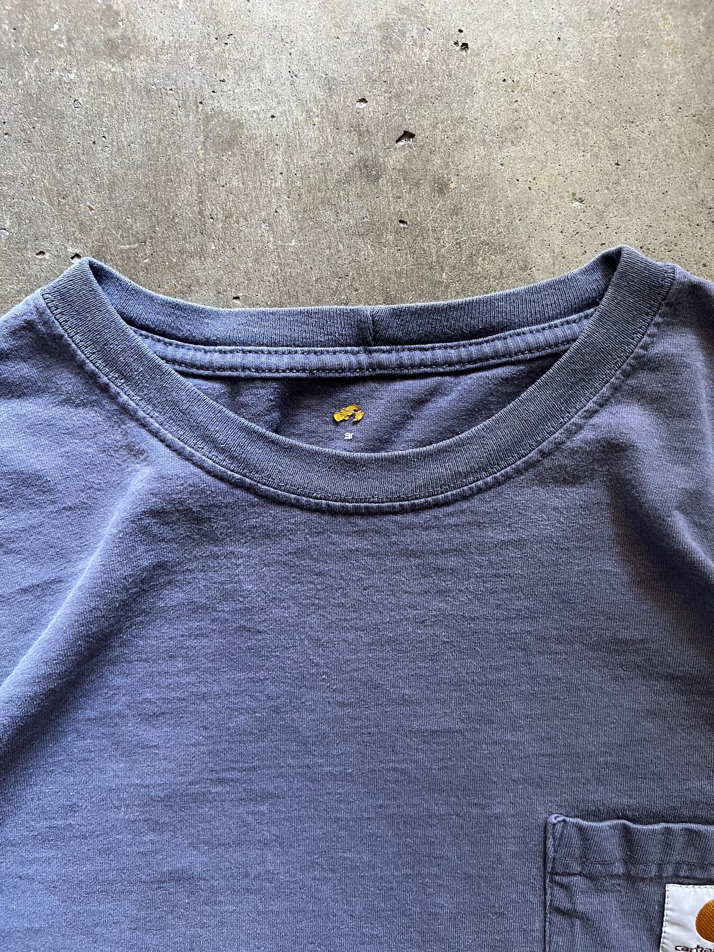 Carhartt Blue Pocket Tee - L