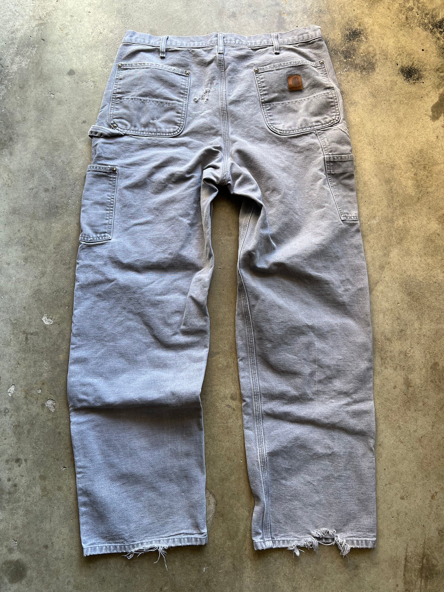 Carhartt Dungaree Fit Double Knees Grey Pants - 36x32