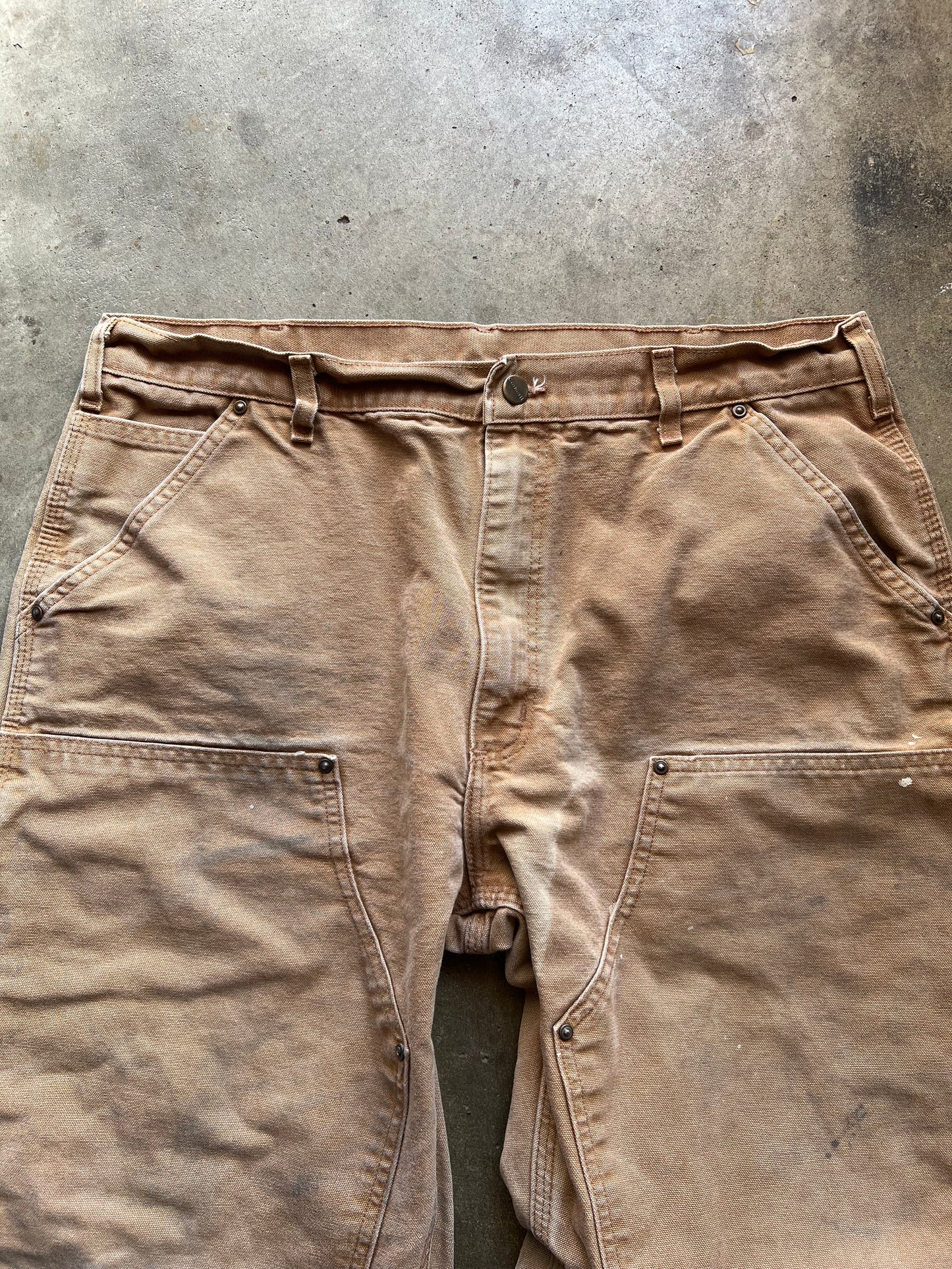 Carhartt Double Knees Tan Pants - 38x32