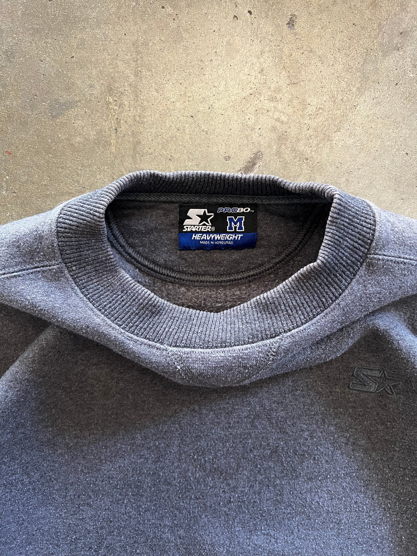 Starter Heavyweight Grey Crewneck - M