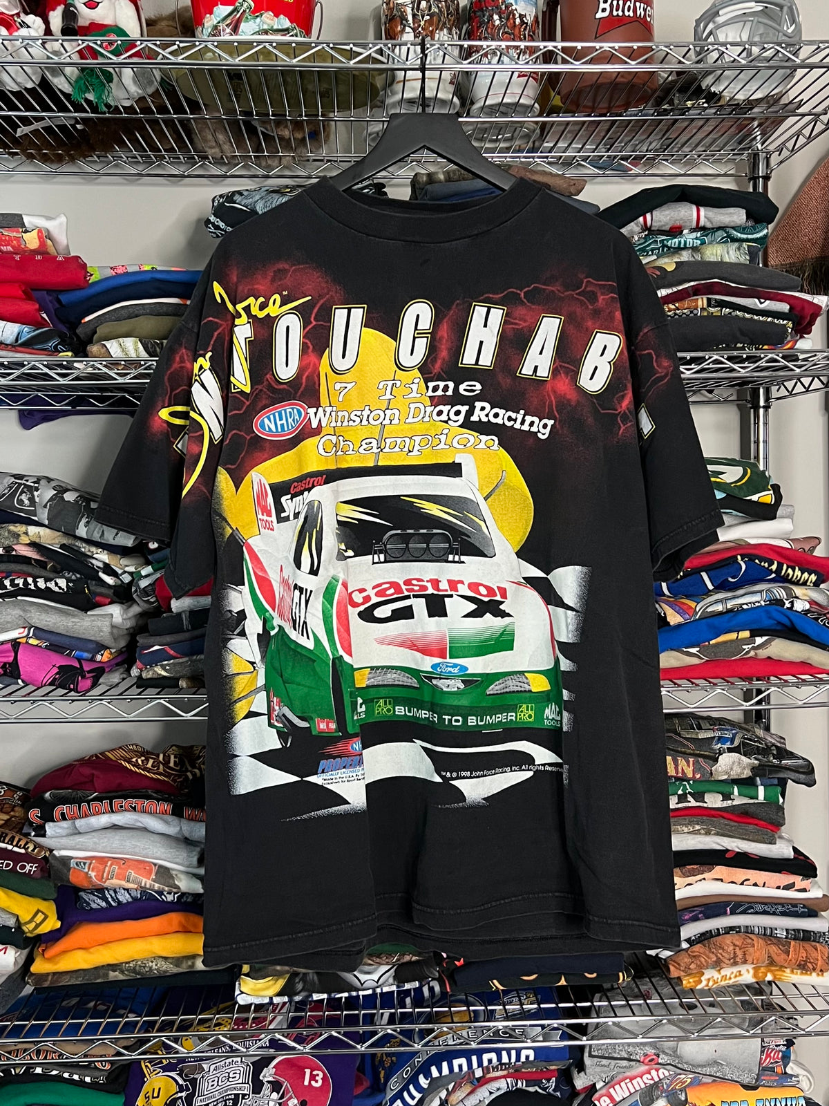 NASCAR John Force 1998 AOP Shirt - XL