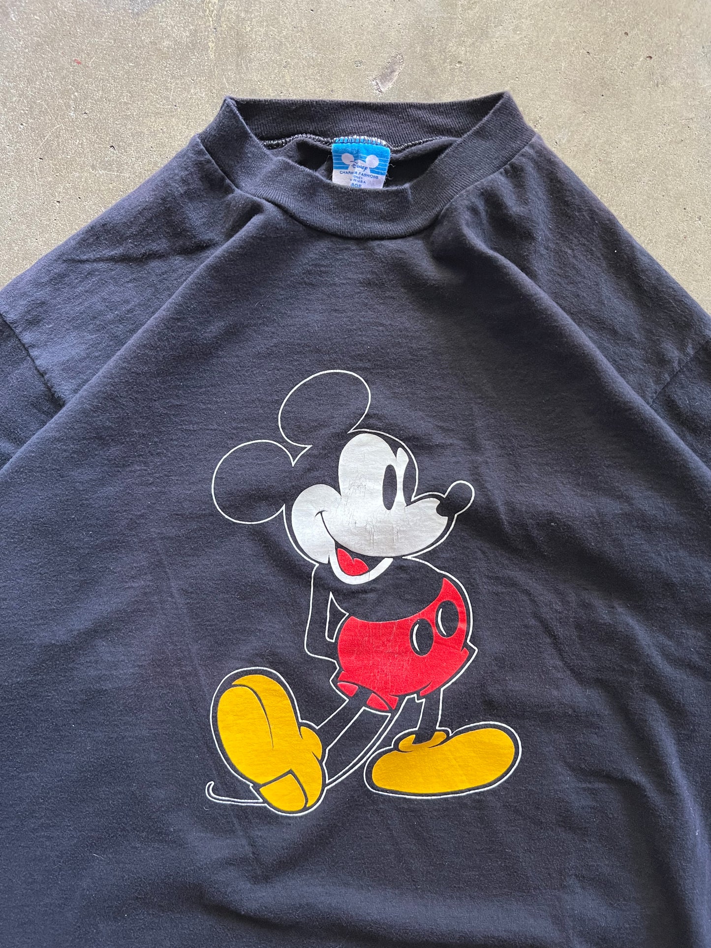 Mickey Black Tee - L