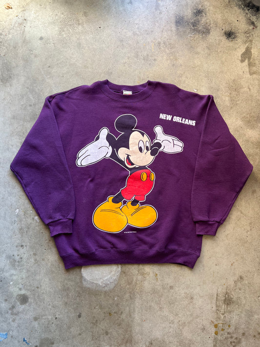 Mickey New Orleans Crewneck - XL