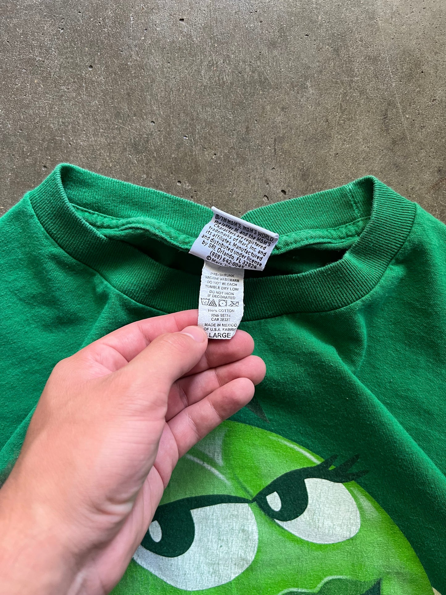 M&M Green Tee - L