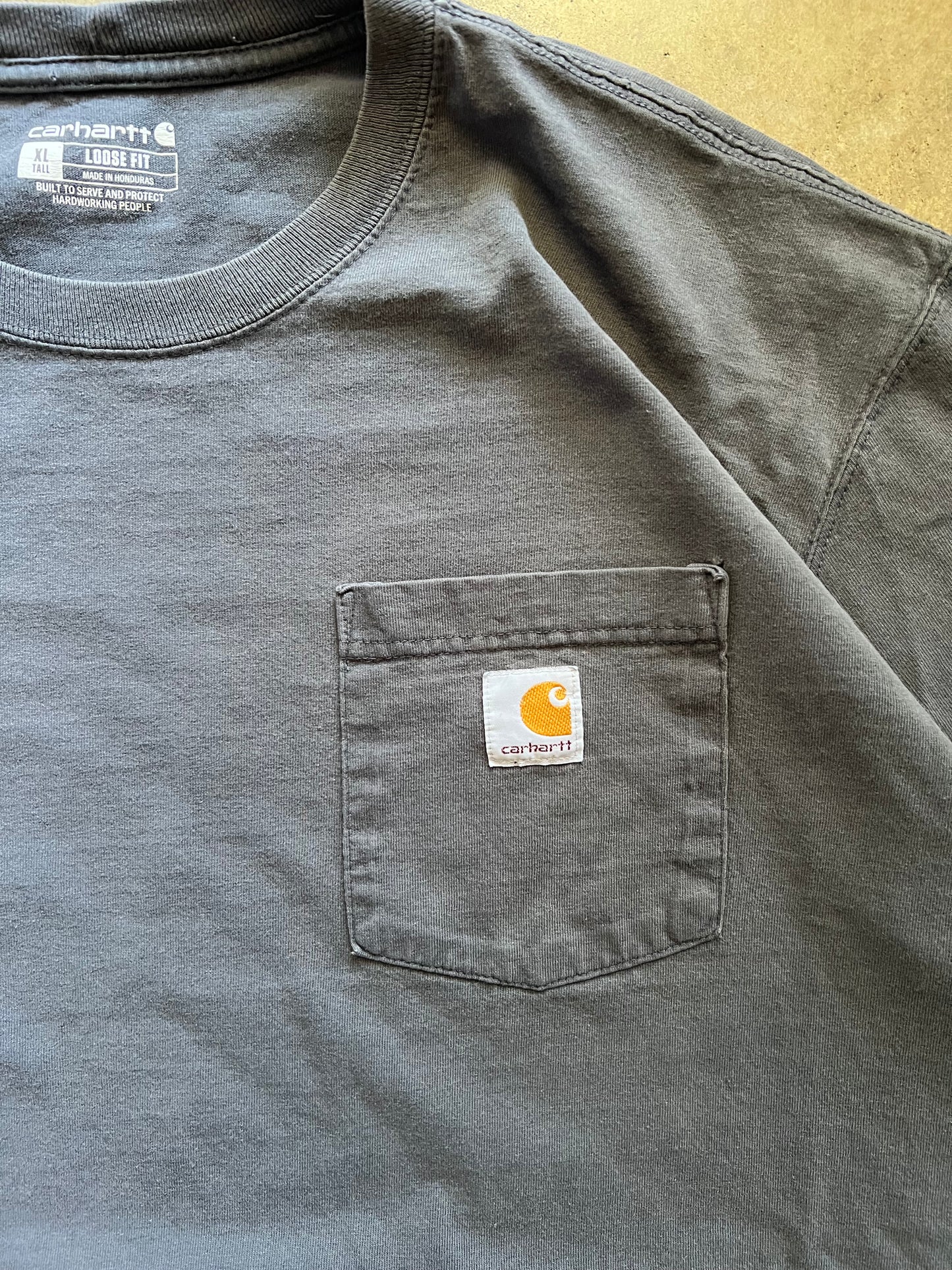 Carhartt Grey Pocket Tee - XL