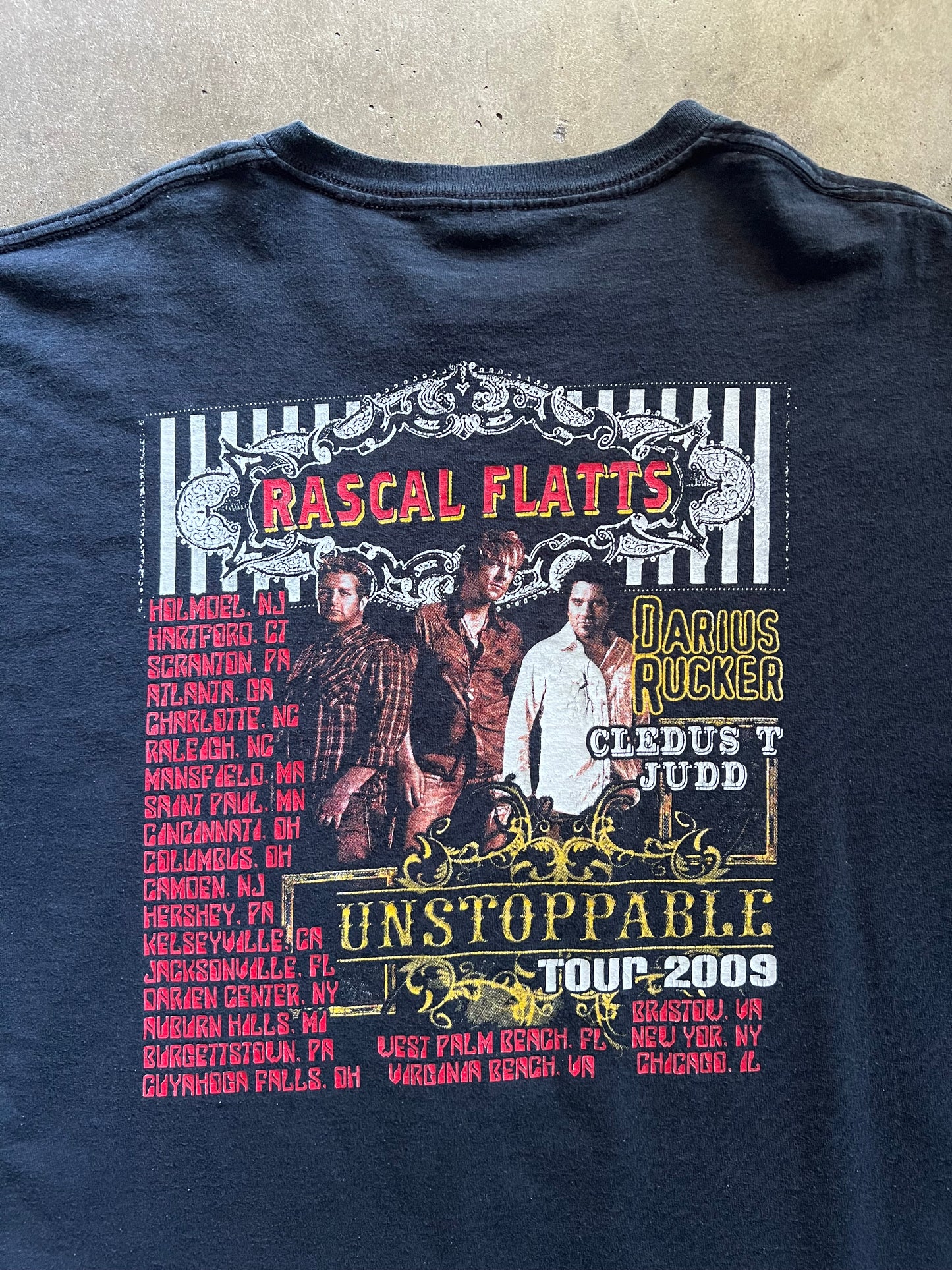 Rascal Flatts 2009 Tour Tee - XL