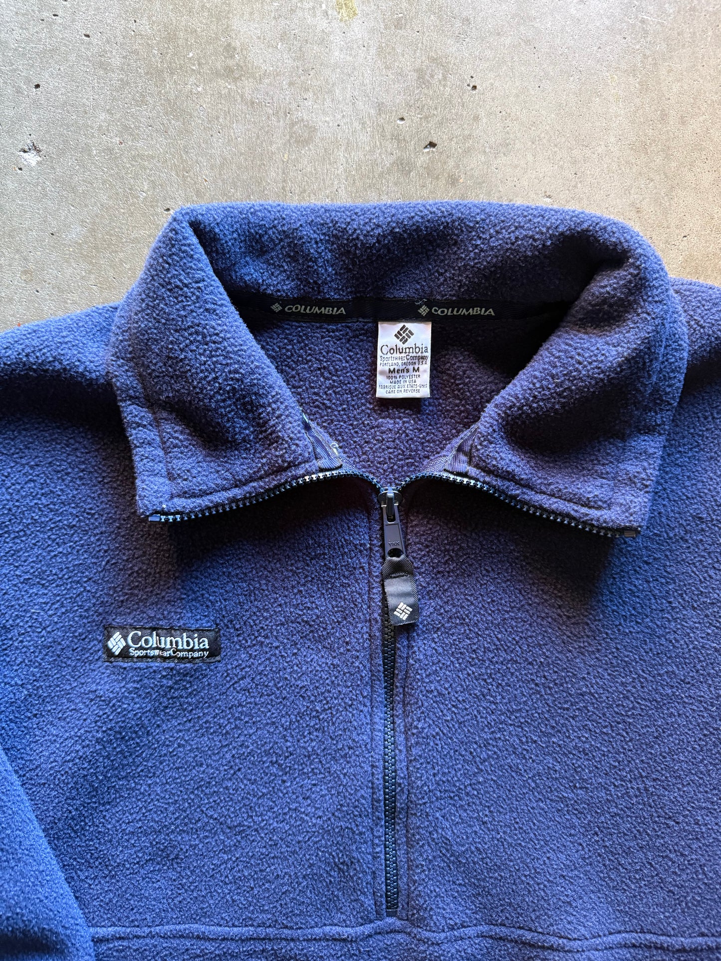 Colombia Blue Fleece Jacket - M