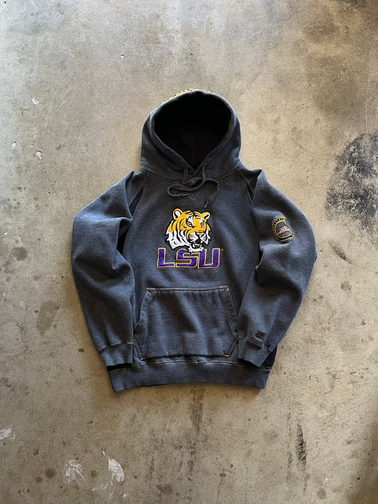 LSU Grey Hoodie - L