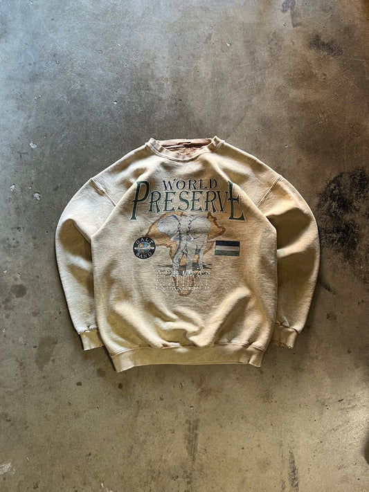 World Preserve Elephant Crewneck - XL