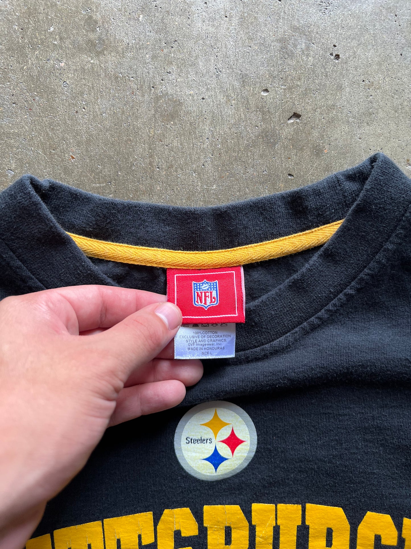 Steelers Long Sleeve Tee - L