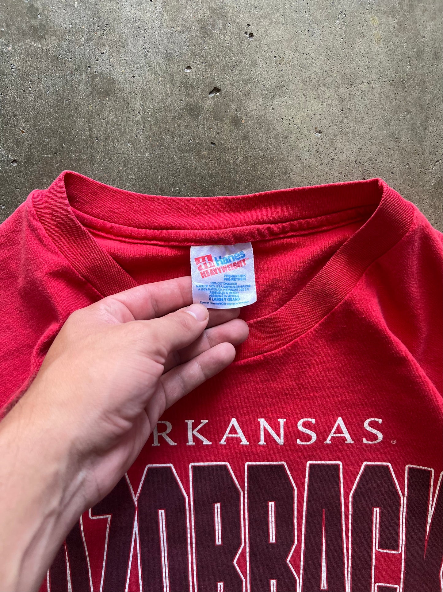 Arkansas Razorbacks Tee - XL