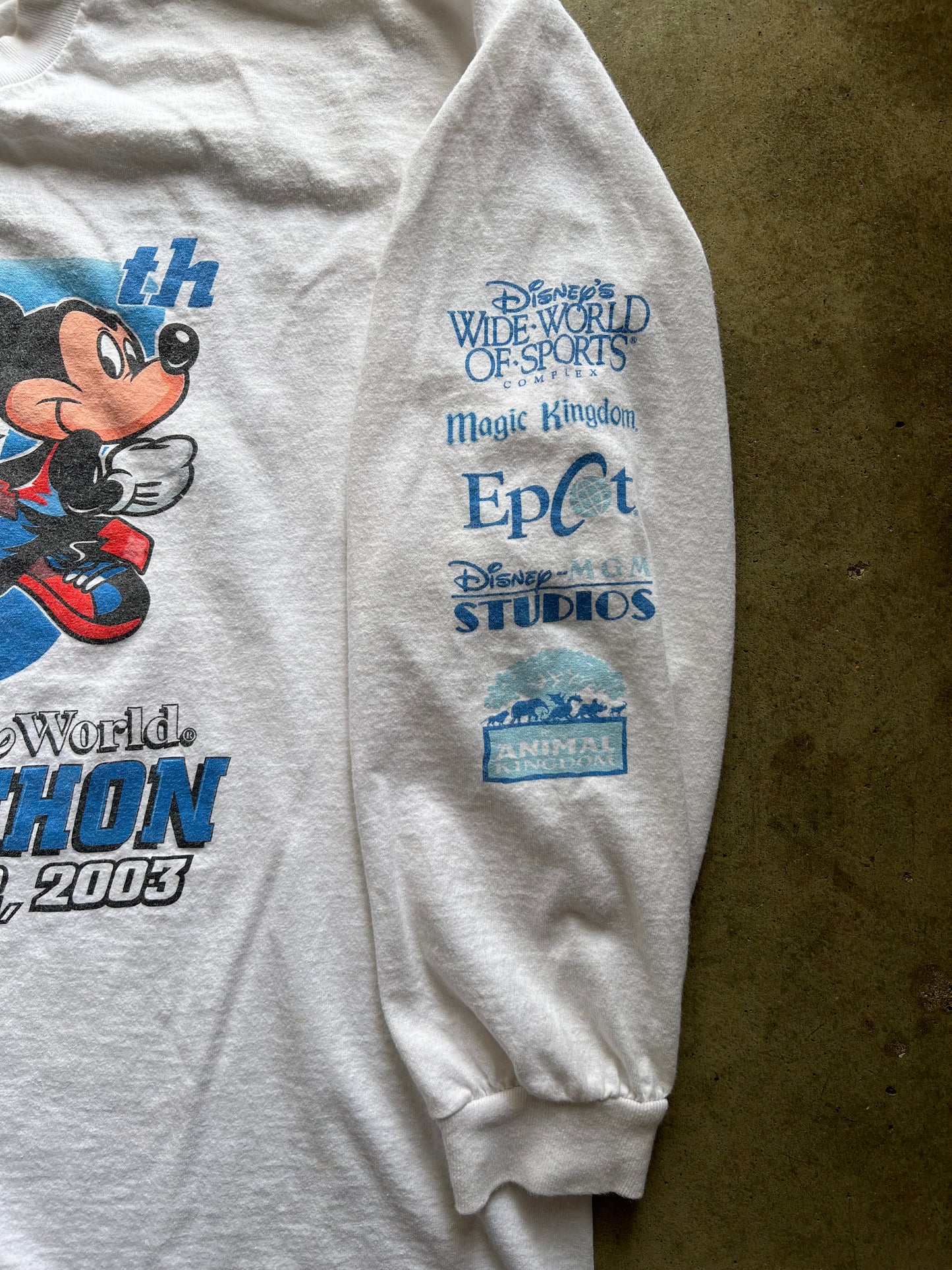 Walt Disney World Marathon 2003 Long Sleeve Tee - XL