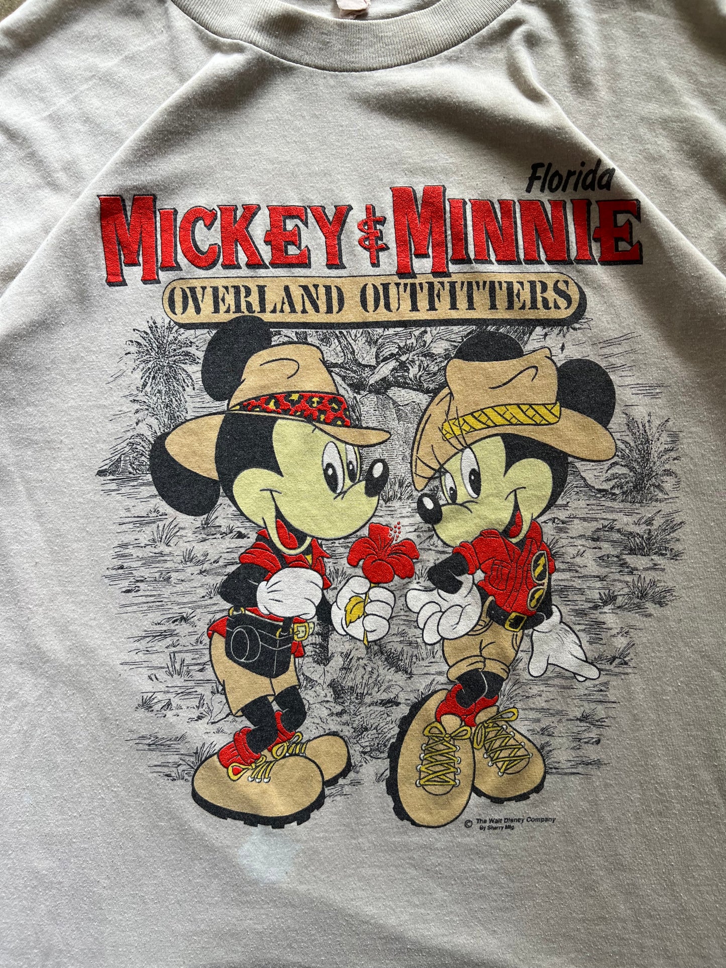 Mickey And Minnie Overland Outfitters Tee - L