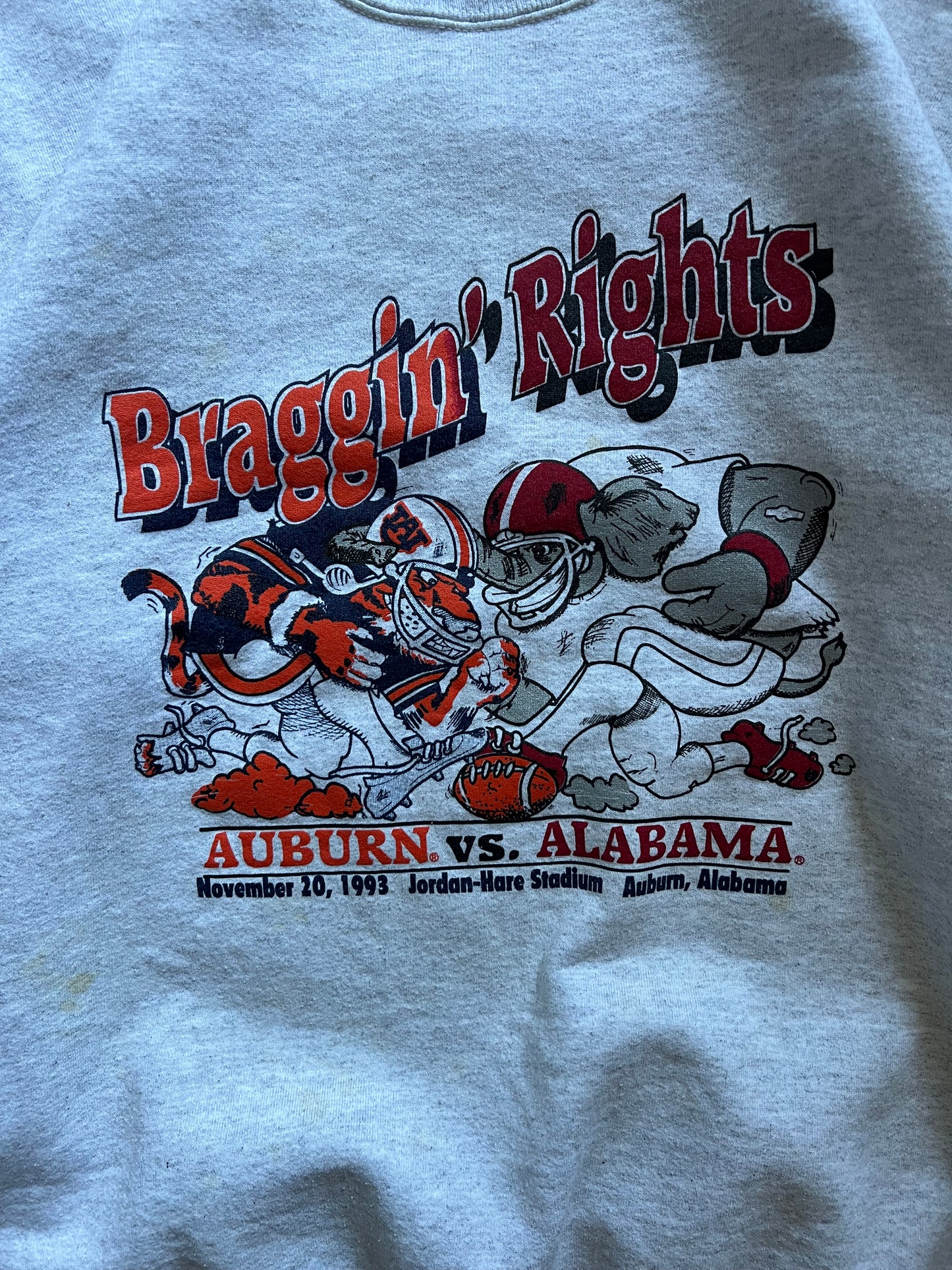 Auburn vs. Alabama Braggin’ Rights Crewneck - XXL