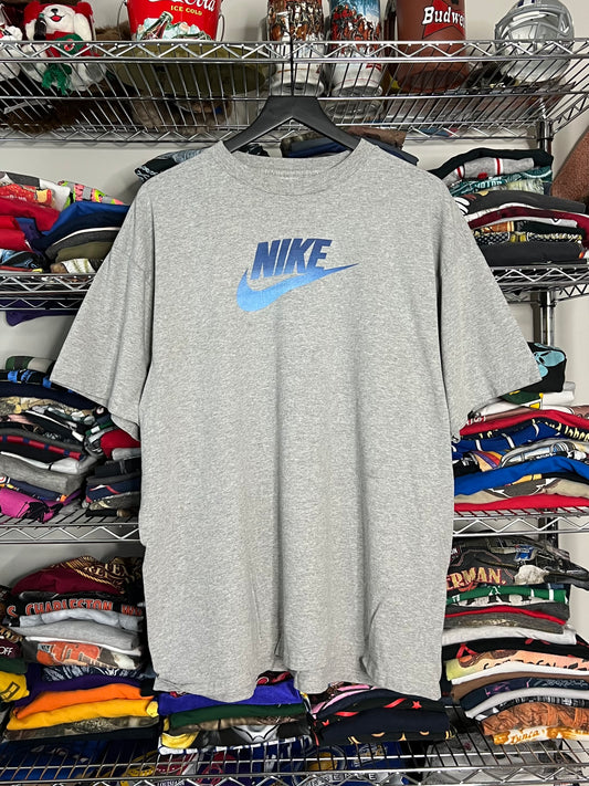 Nike Grey Spellout Shirt - XL