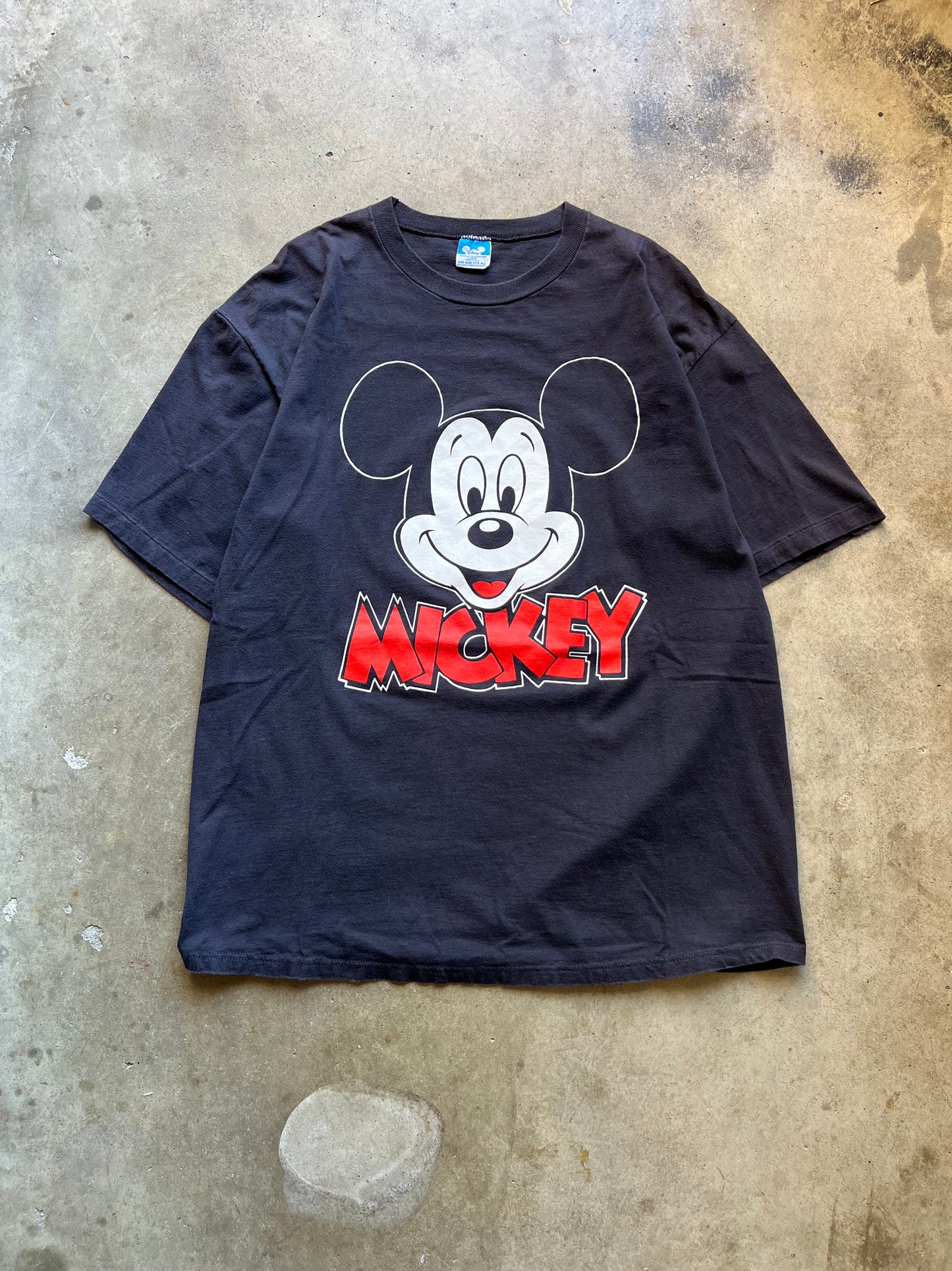 Mickey Black Tee - L/XL