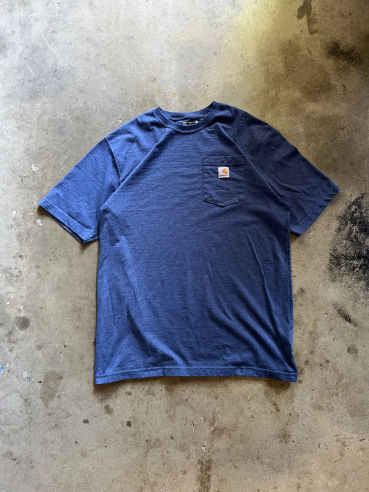 Carhartt Blue Pocket Tee - L