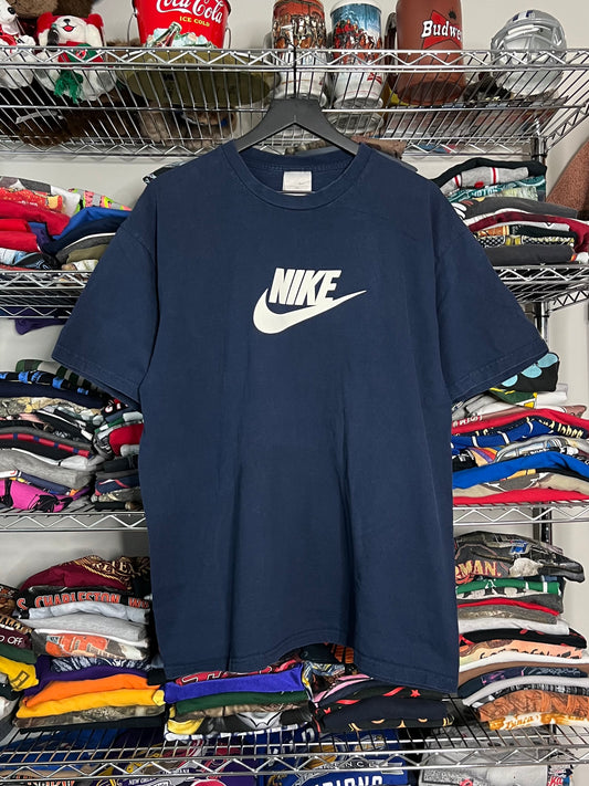 Nike Spellout Blue Shirt - XL