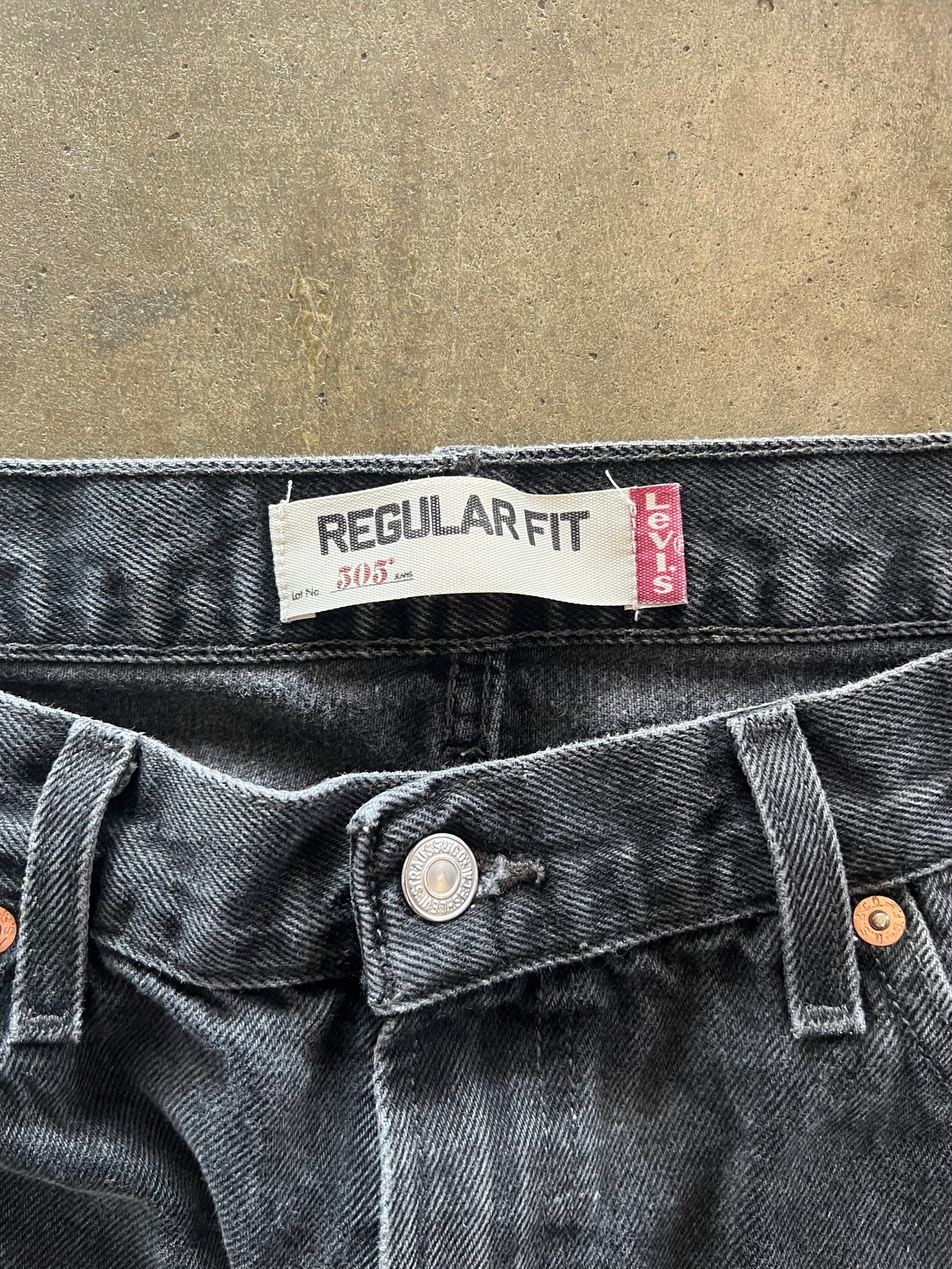 Levi’s 505 Black Jeans - 36x34