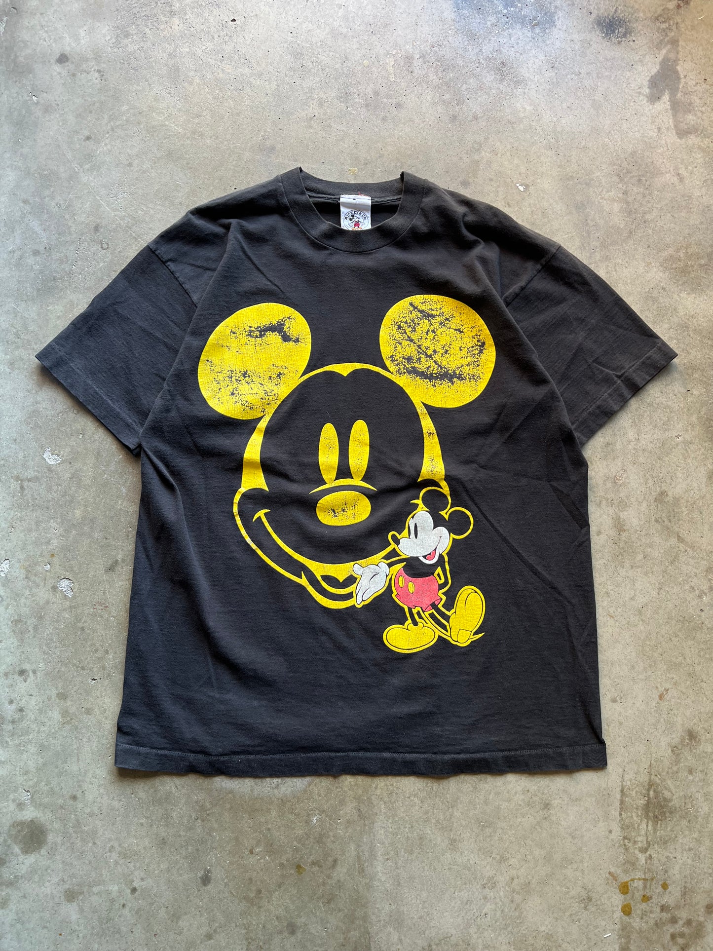 Mickey Mouse Yellow Face Tee - XL