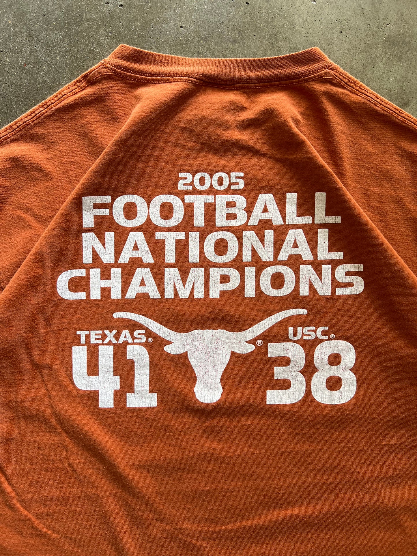 Texas Longhorns 2005 National Champs Tee - XL