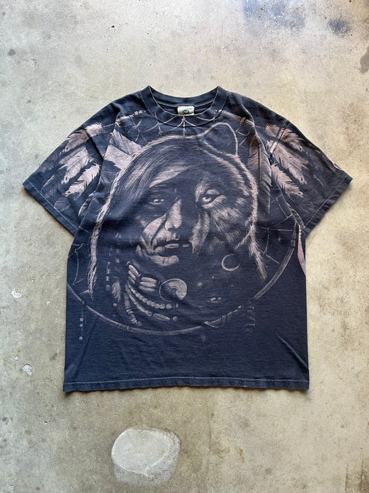 Native American Liquid Blue 1996 Tee - L