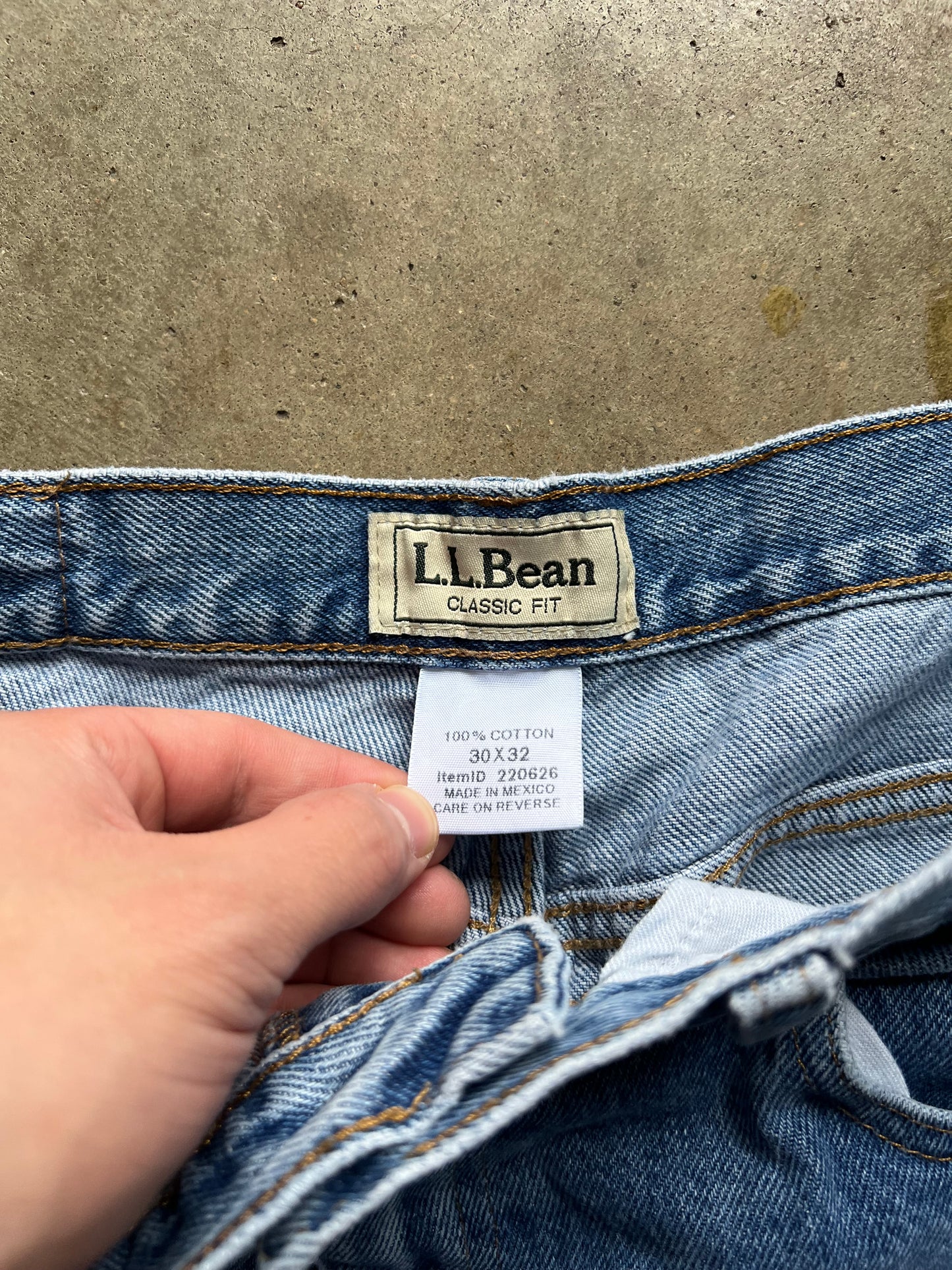 L.L.Bean Blue Denim Jeans - 30x32