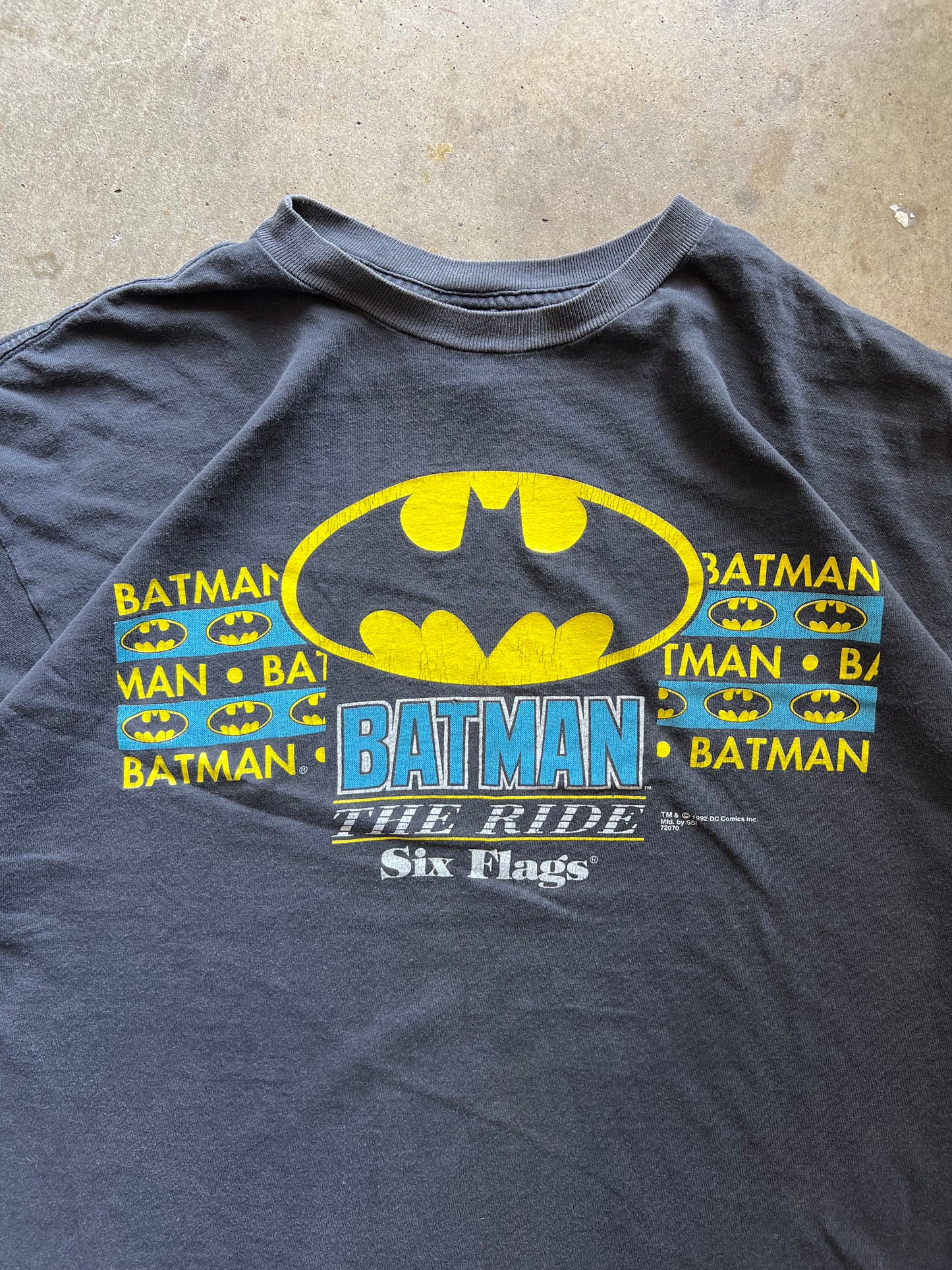 Batman The Ride Six Flags 90’s Tee - XL