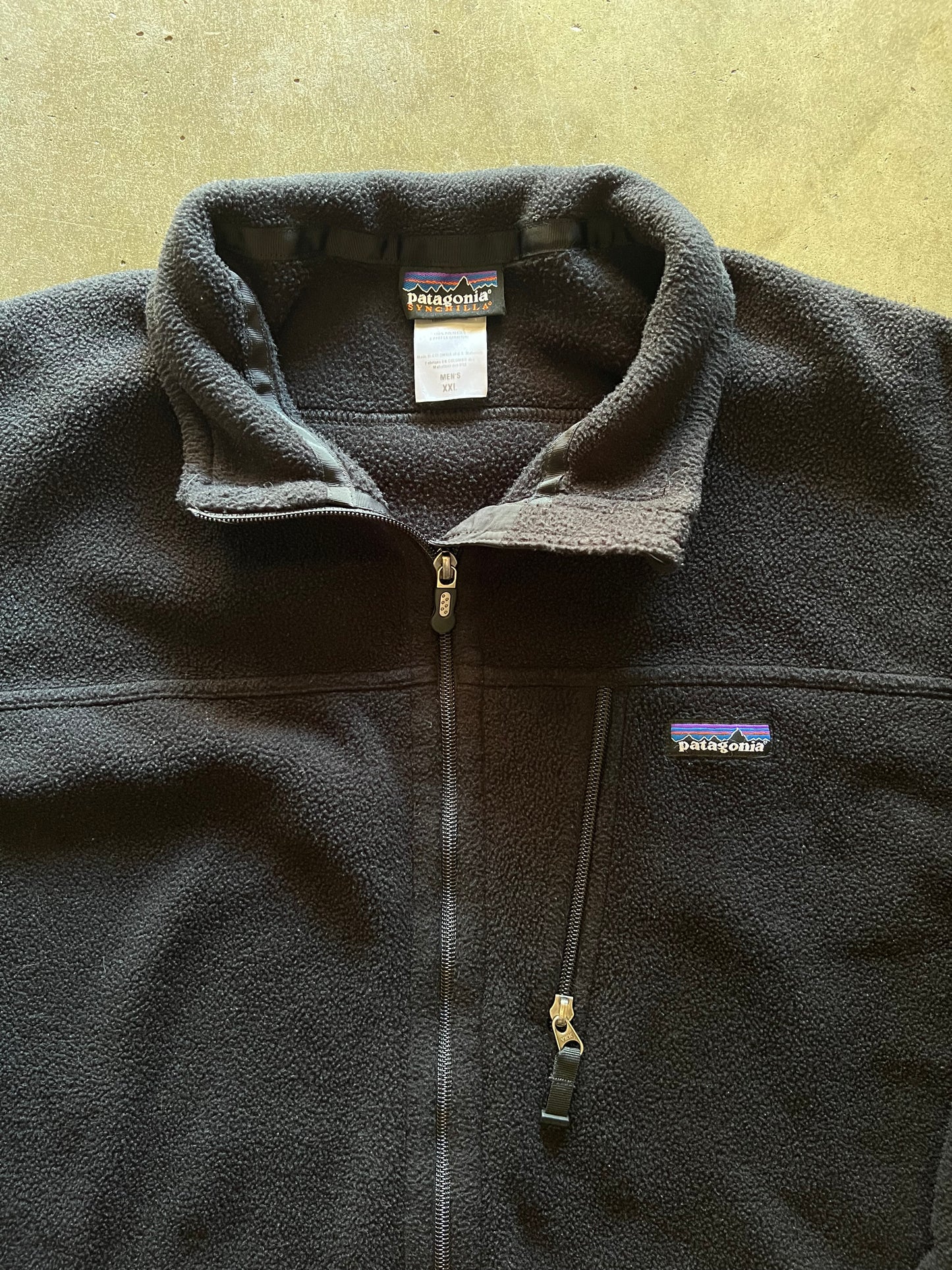 Patagonia Black Fleece Jacket - XXL