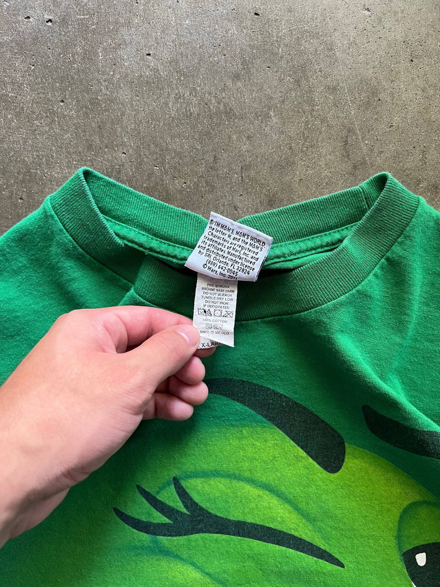 M&M Green Tee - XL