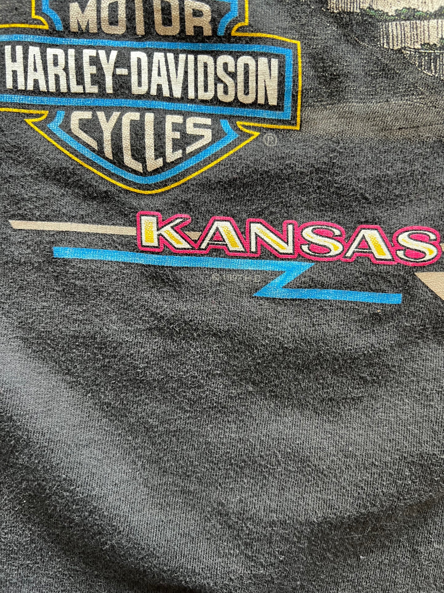 Harley Davidson Kansas City, Mo Tee - L