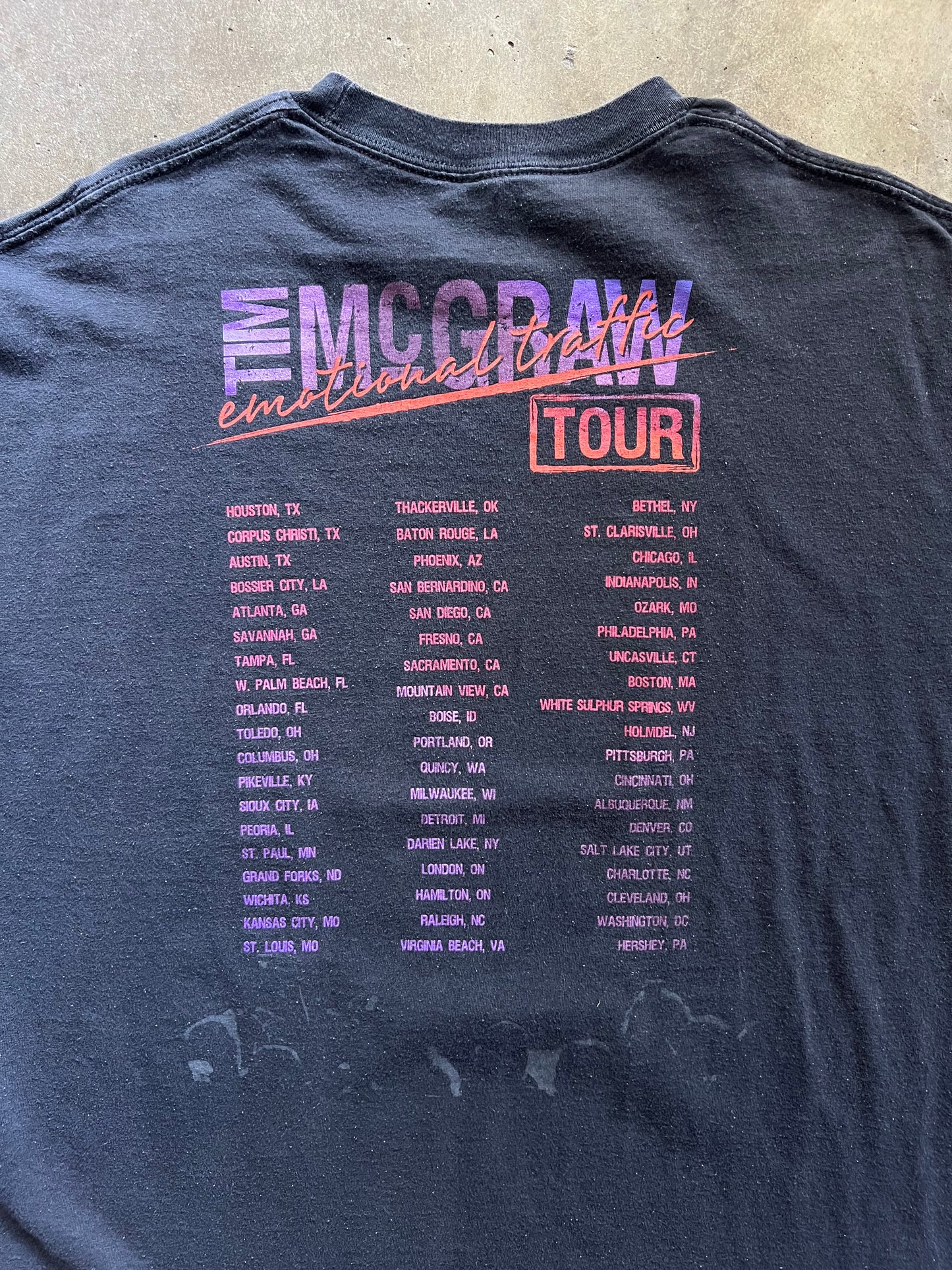 Tim McGraw Tour Tee - XXL