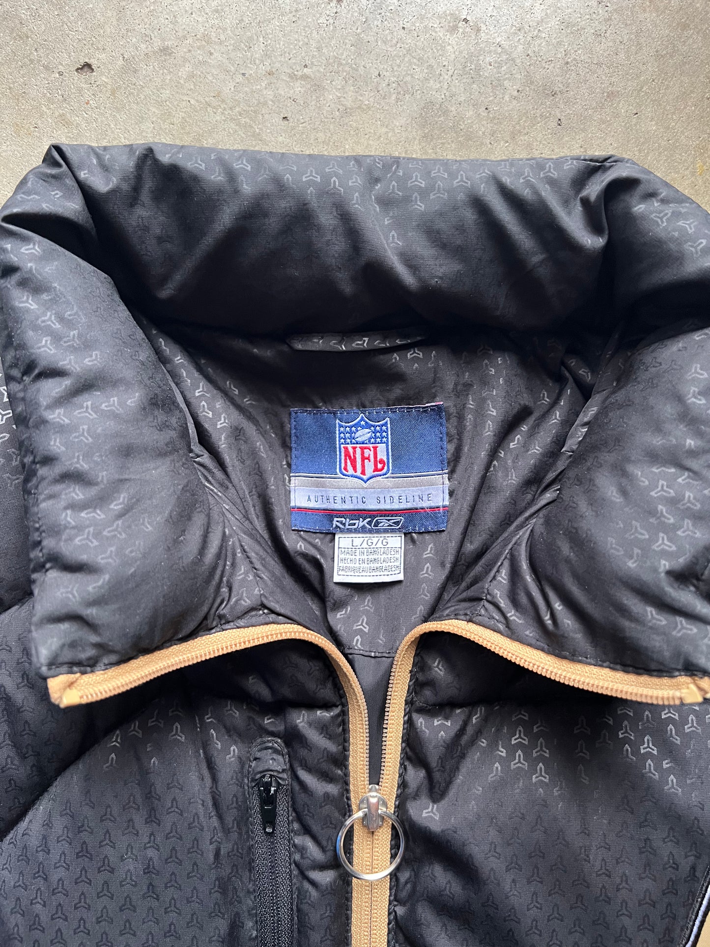 Saints Authentic Sideline Reebok Jacket - L