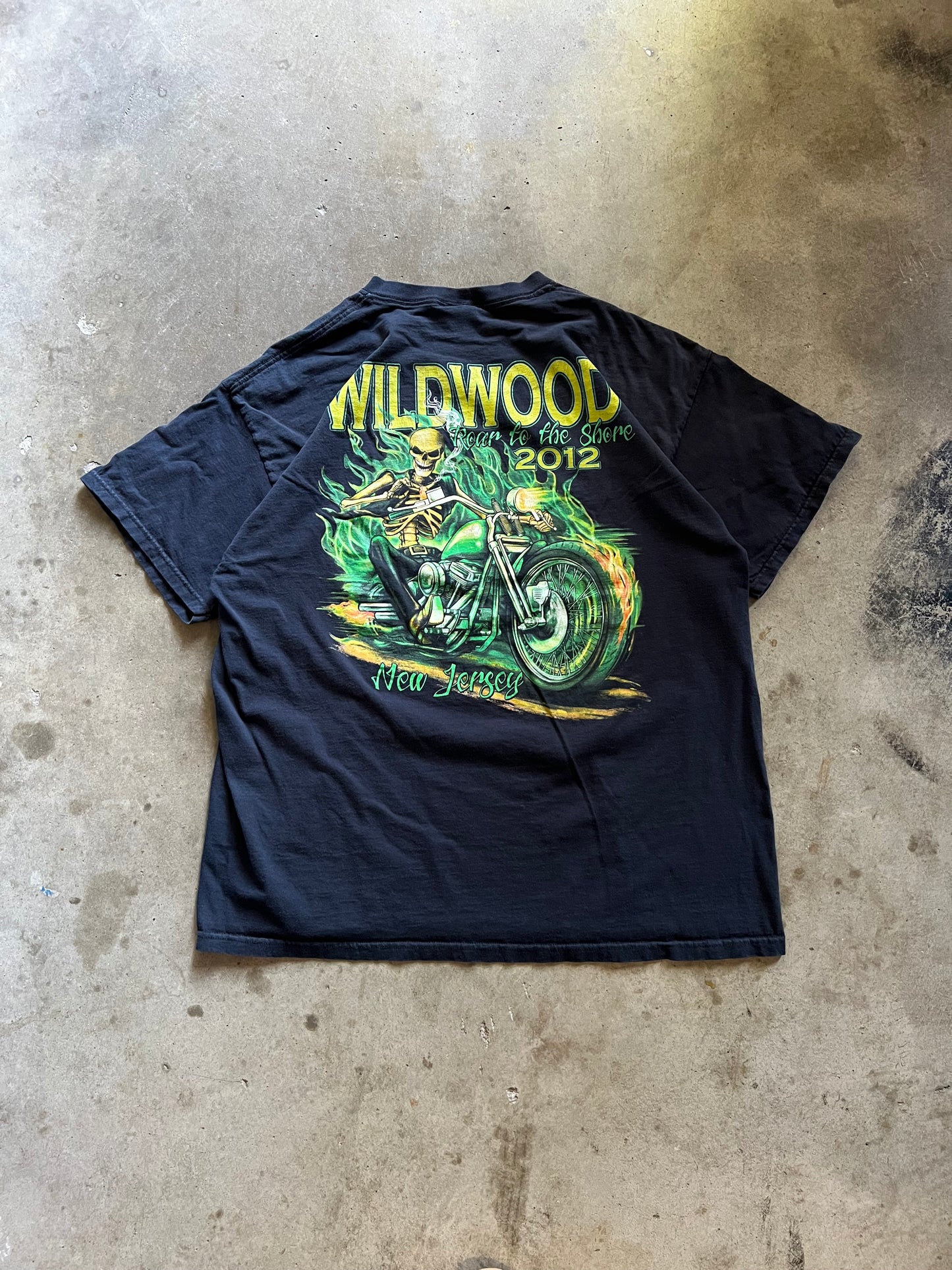 Biker 2012 Wildwood New Jersey Tee - XXL