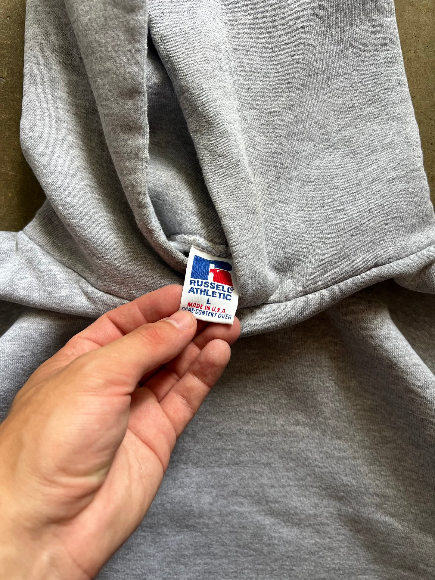 Russel Grey 90’s Hoodie - L