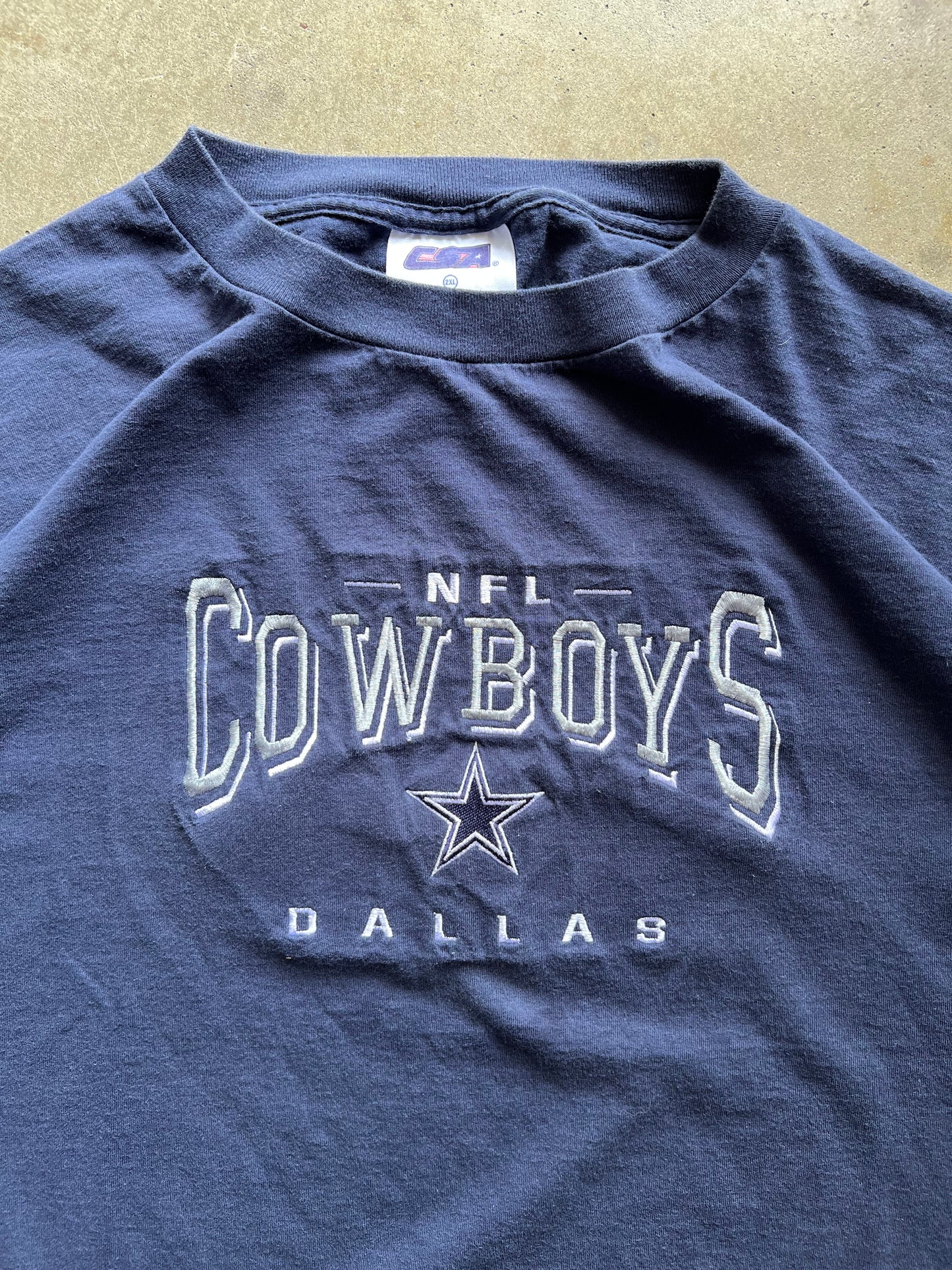 Dallas Cowboys Embroidered Tee - XXL