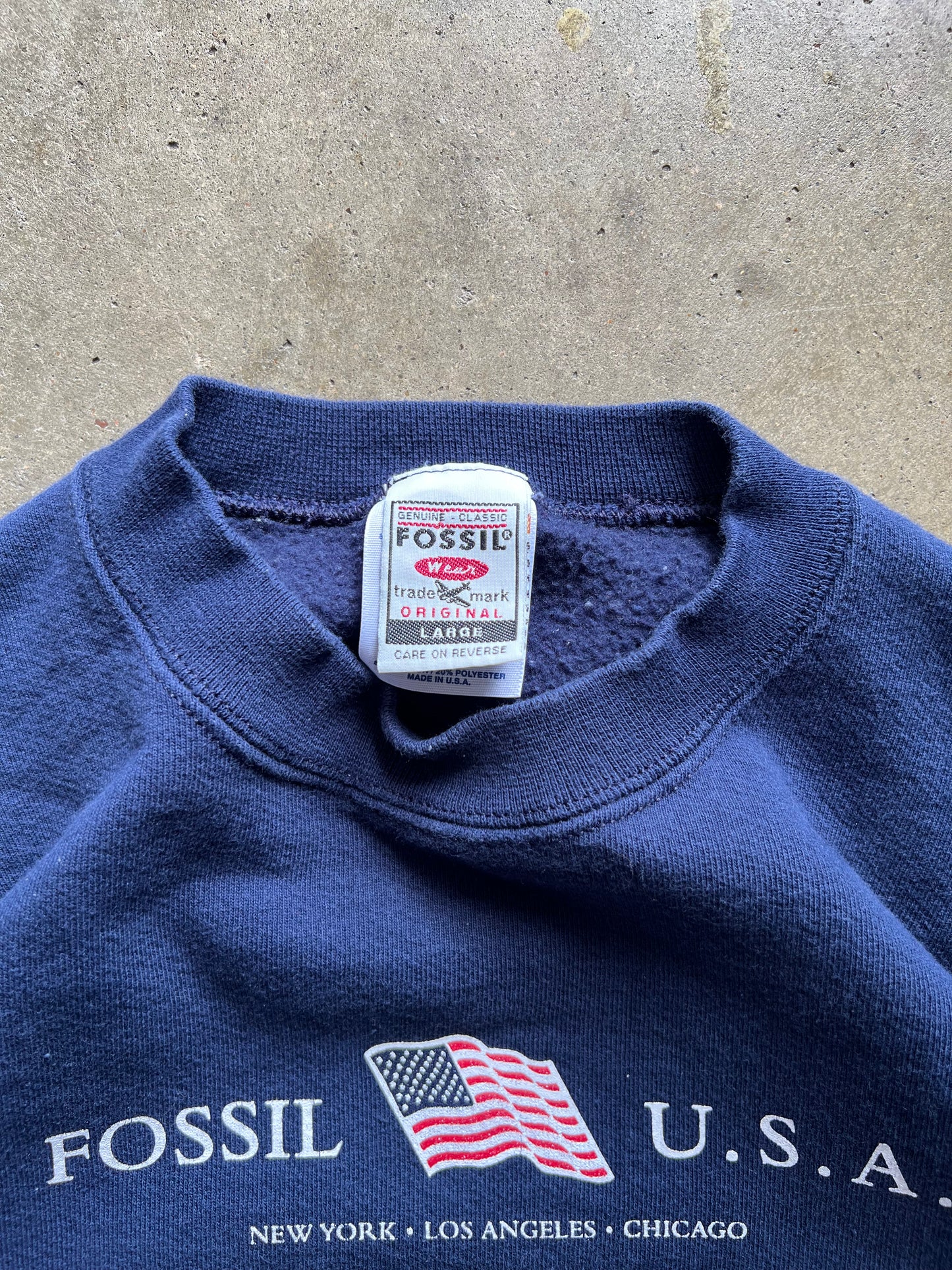 Fossil U.S.A. Crewneck - L