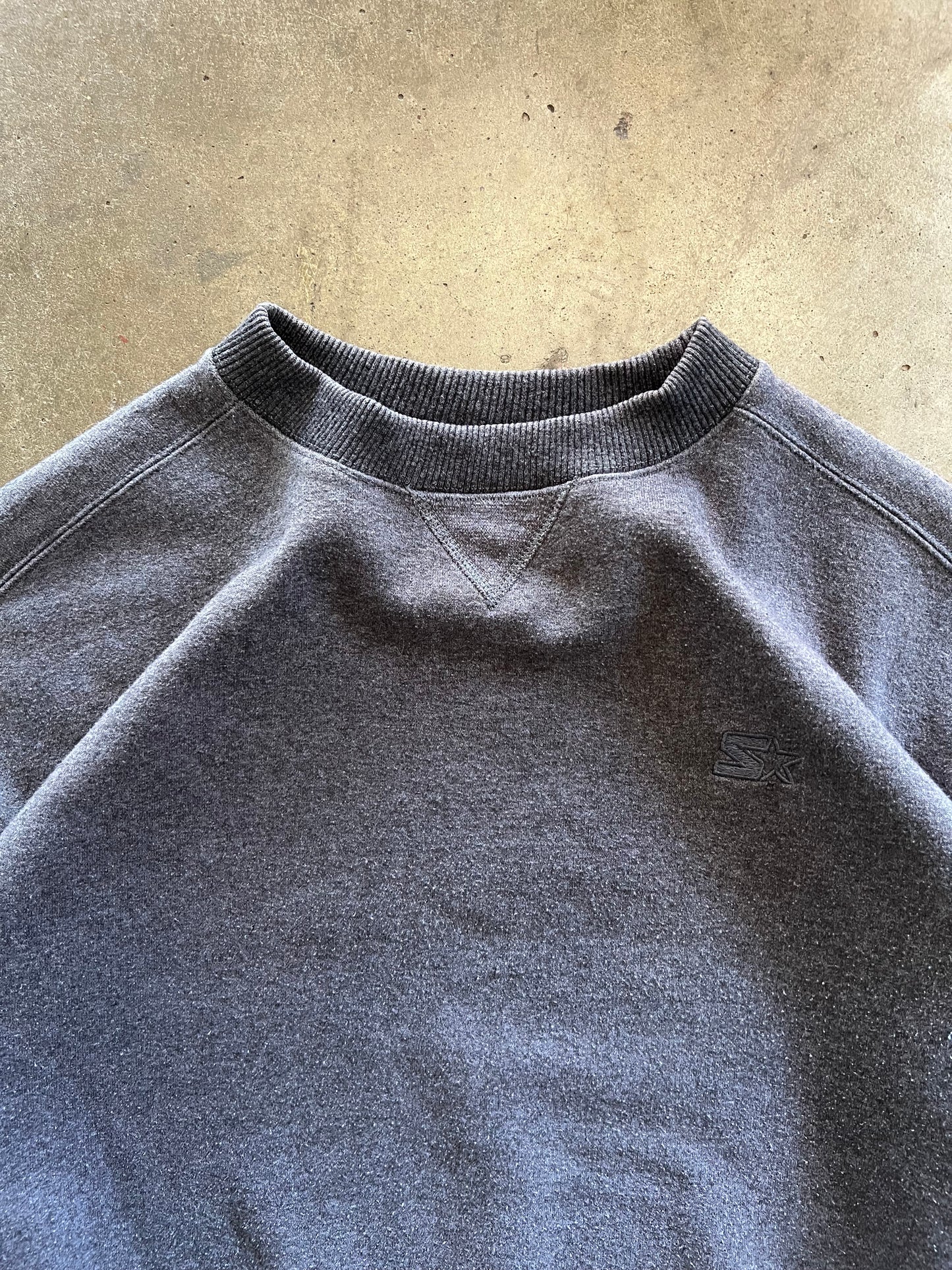 Starter Heavyweight Grey Crewneck - M