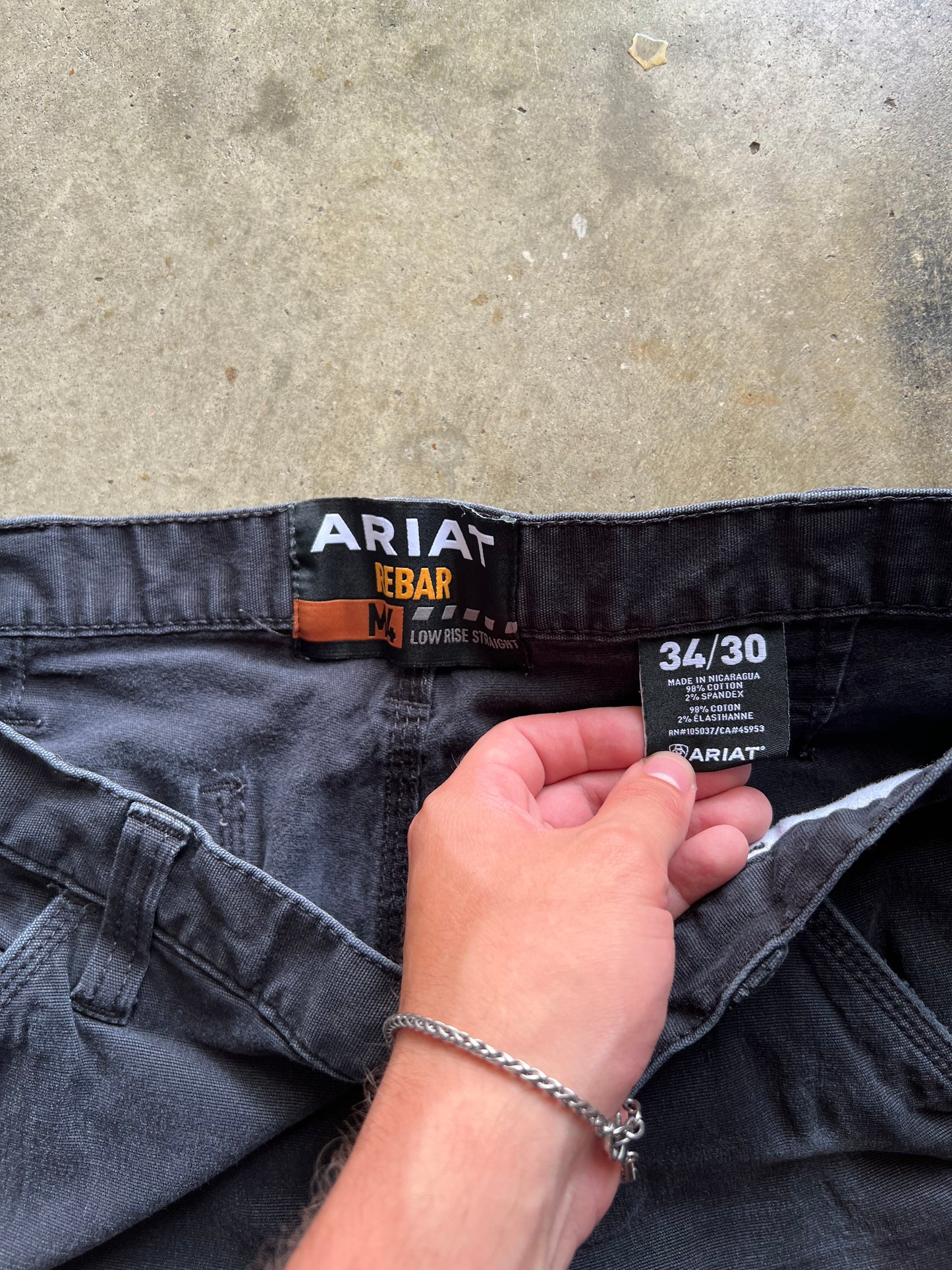 Ariat Black Double Knees Pants - 34x30