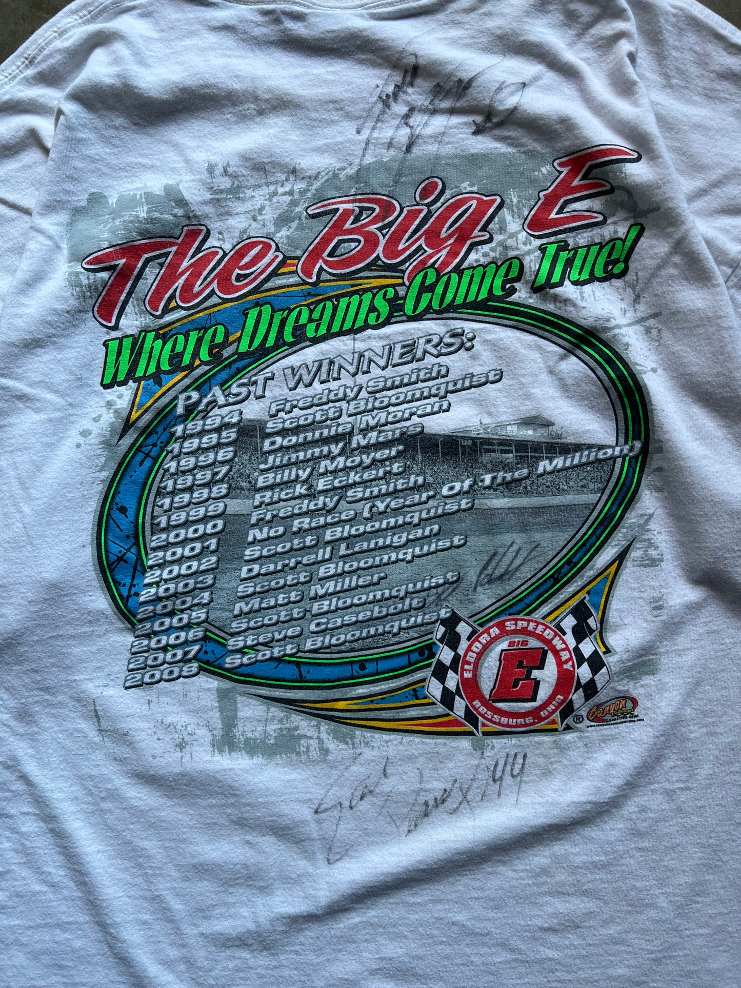 Dirt Late Model 2009 Dream Racing Tee - XXL